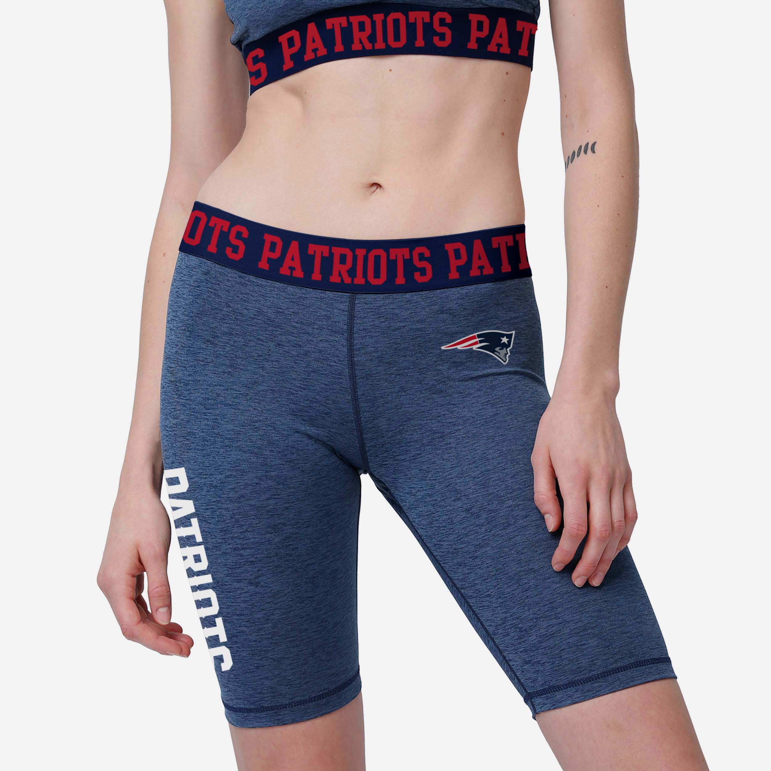 New England Patriots Short de vélo statique Team Color pour femme