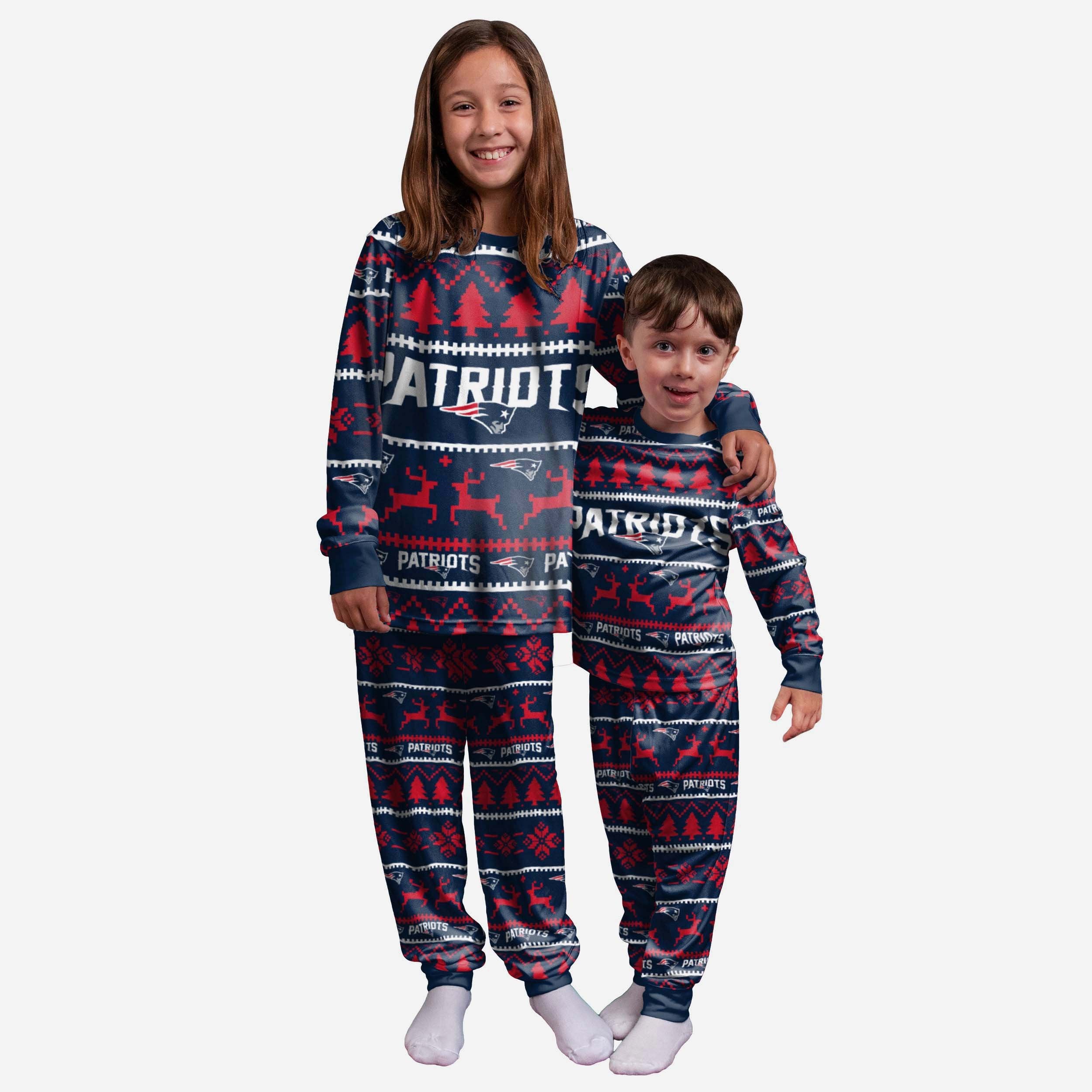 New England Patriots Pyjama de vacances en famille pour jeunes