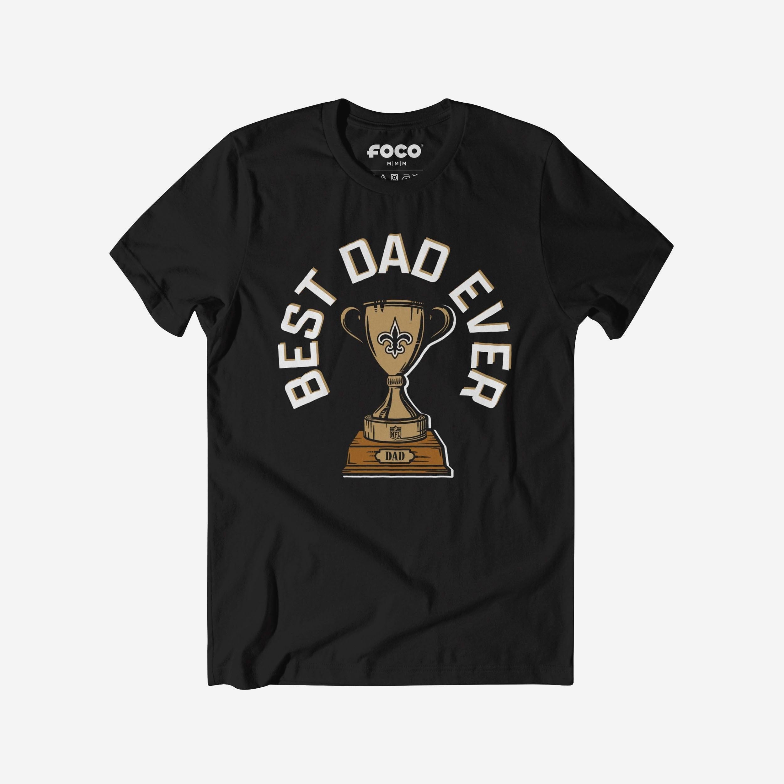New Orleans Saints T-shirt Trophée du meilleur papa de tous les temps