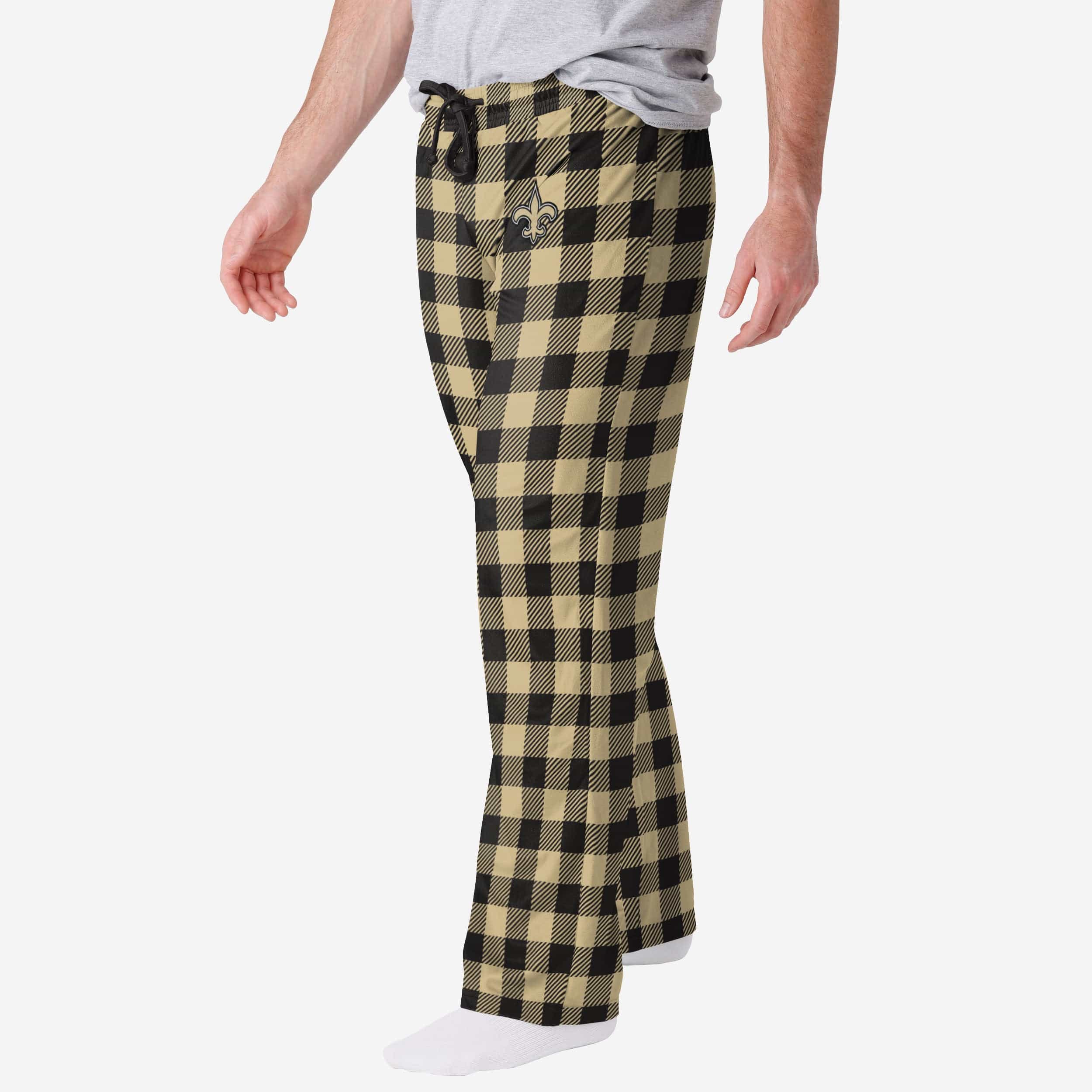 New Orleans Saints Pantalon de détente à carreaux Buffalo