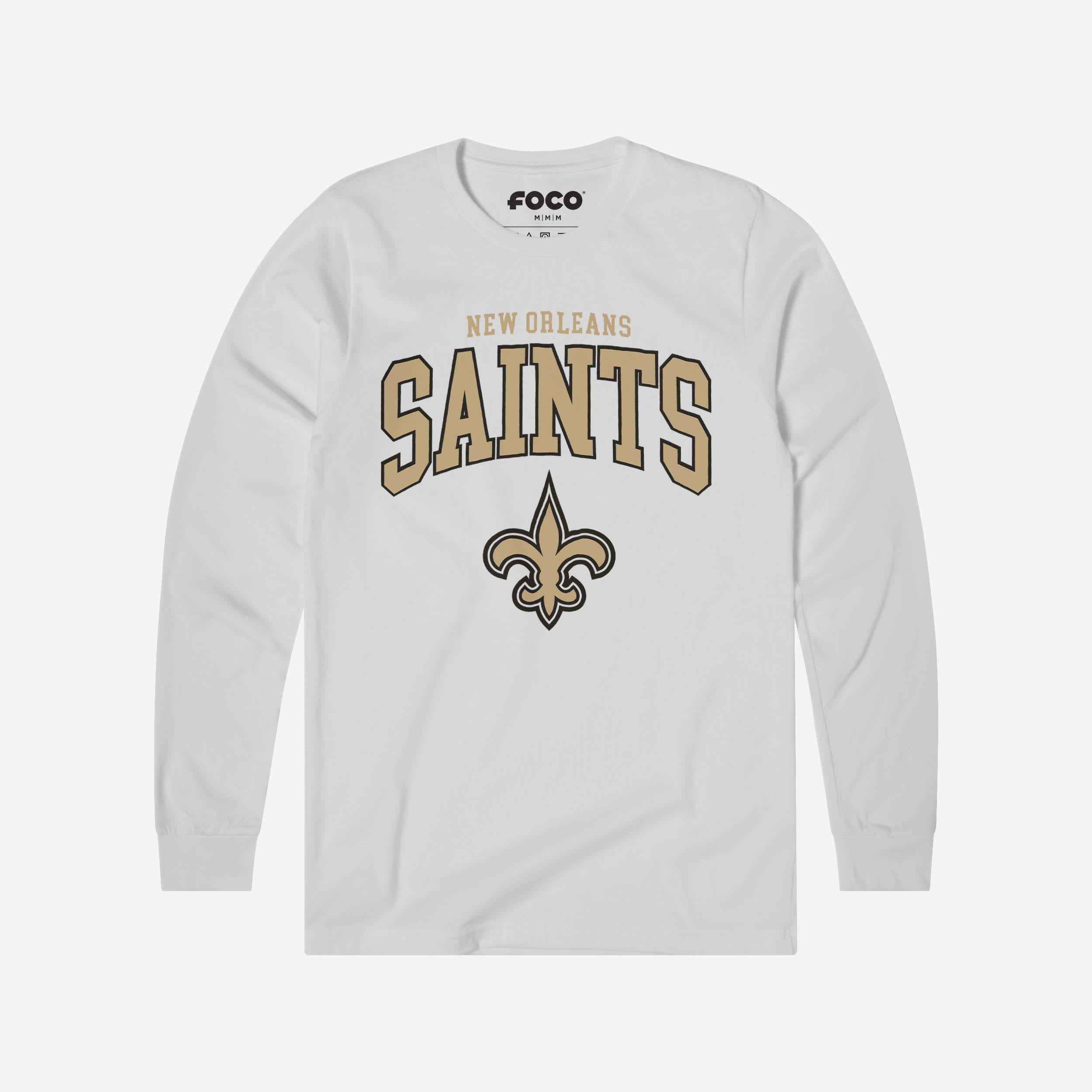 New Orleans Saints T-shirt à manches longues avec logo classique