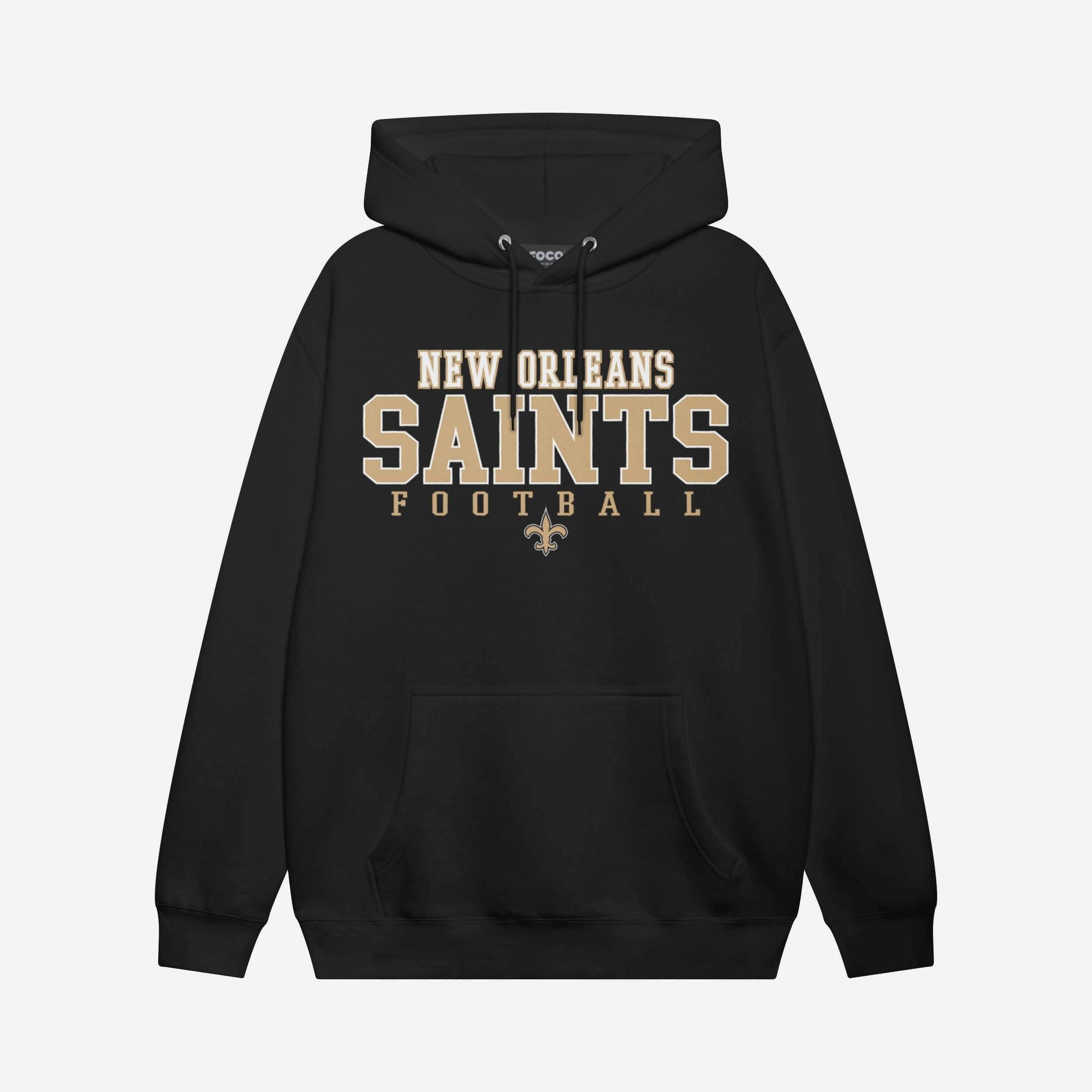 New Orleans Saints Sweat à capuche avec logo de football