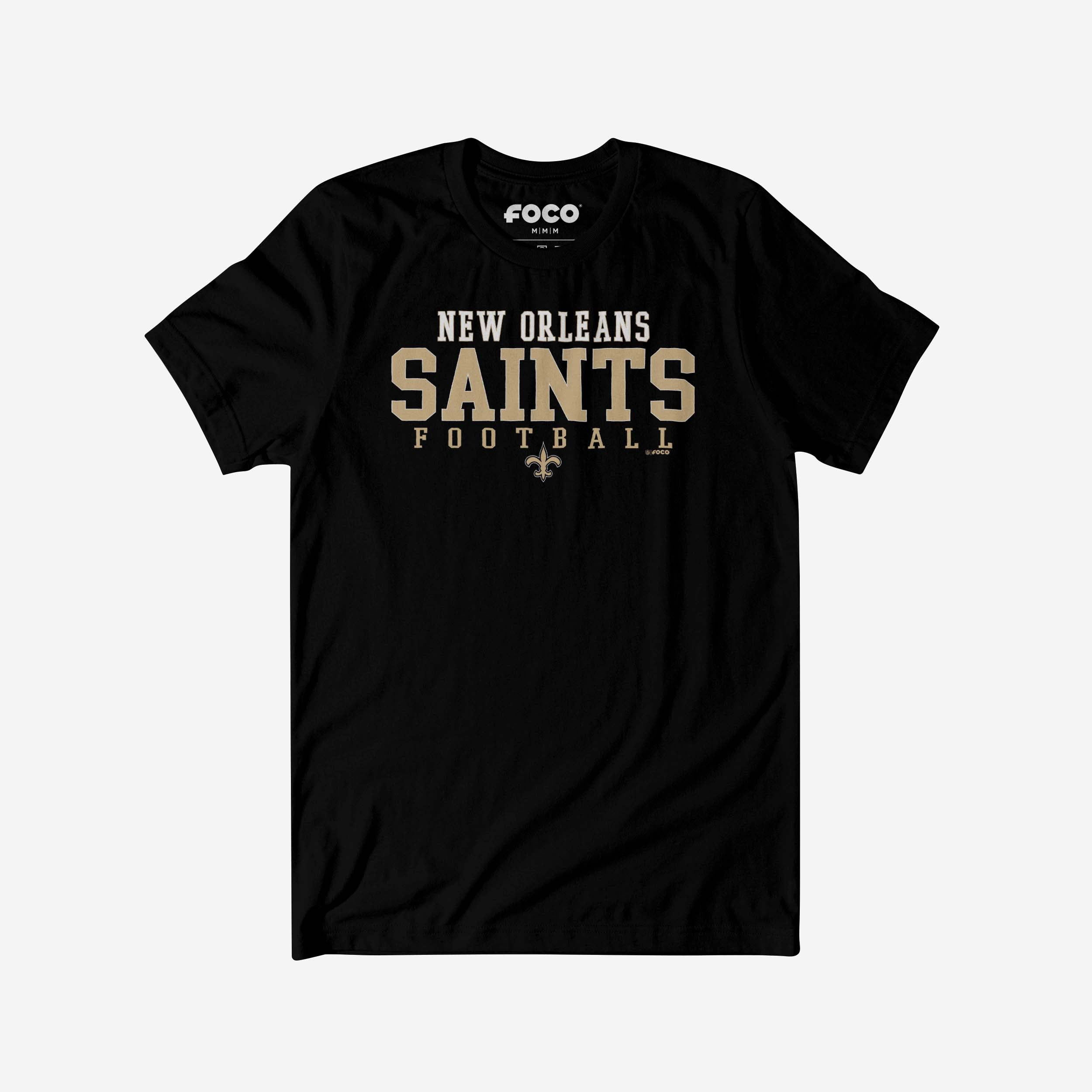 New Orleans Saints T-shirt avec logo de football