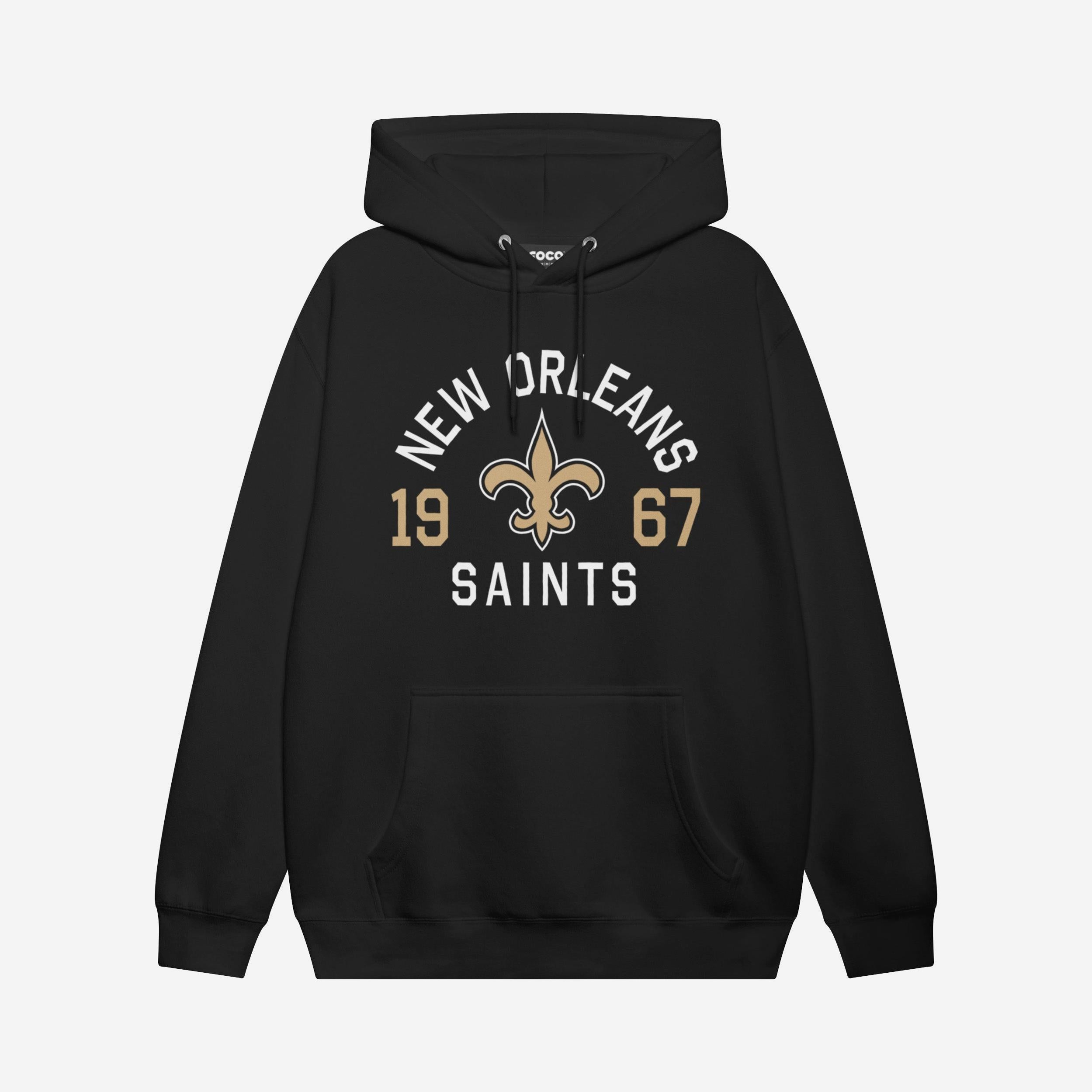 Sweat à capuche imprimé New Orleans Saints Heritage