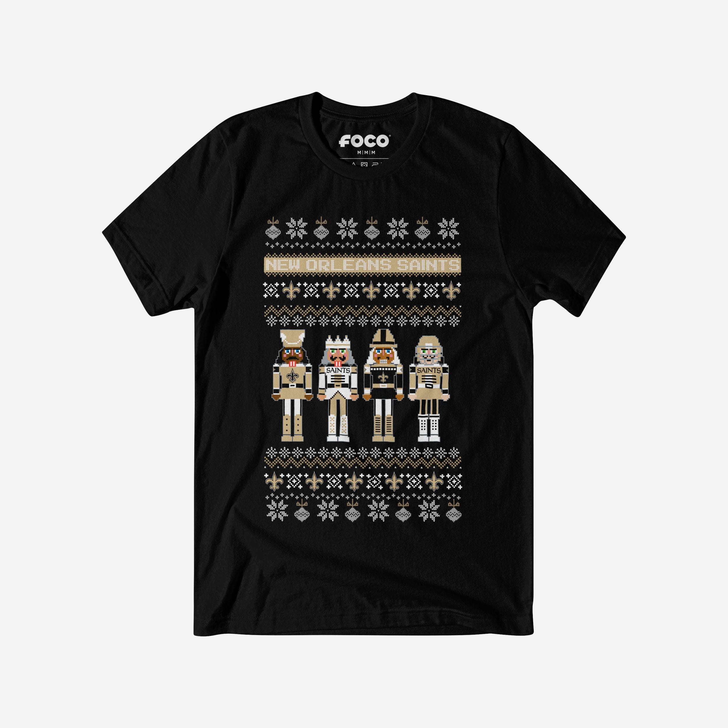 New Orleans Saints T-shirt pull casse-noisette des fêtes
