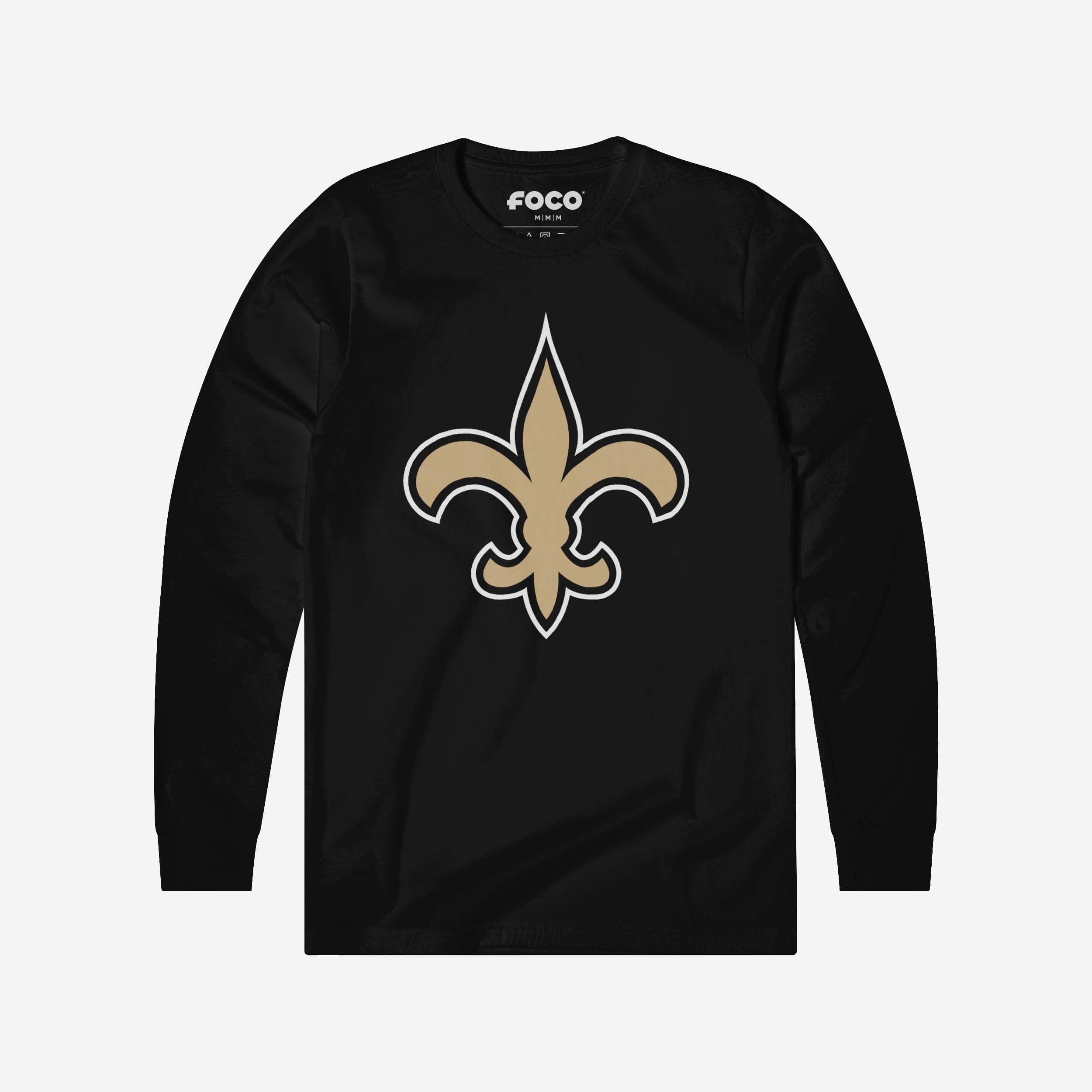 New Orleans Saints T-shirt à manches longues avec logo principal