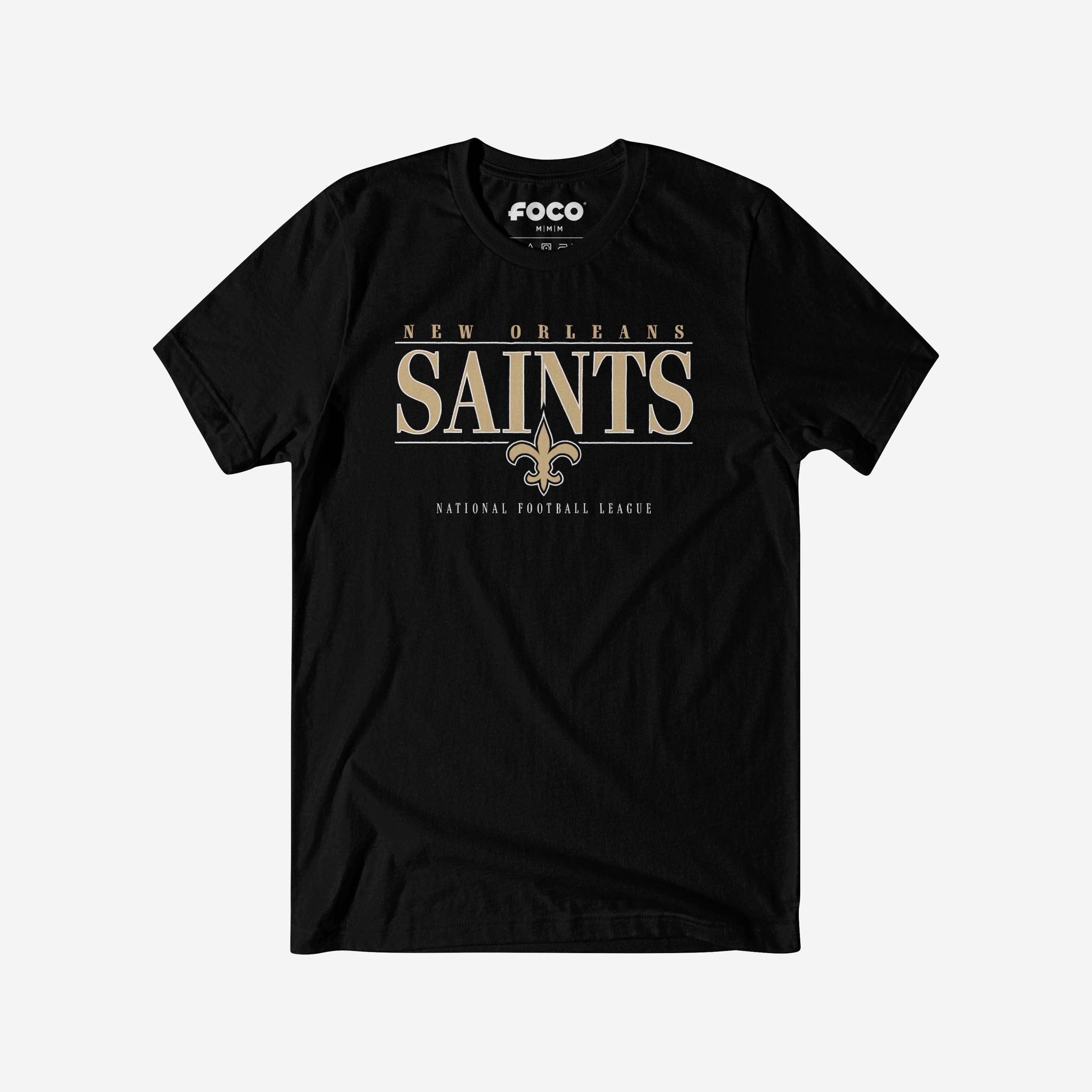 T-shirt à barre signature New Orleans Saints