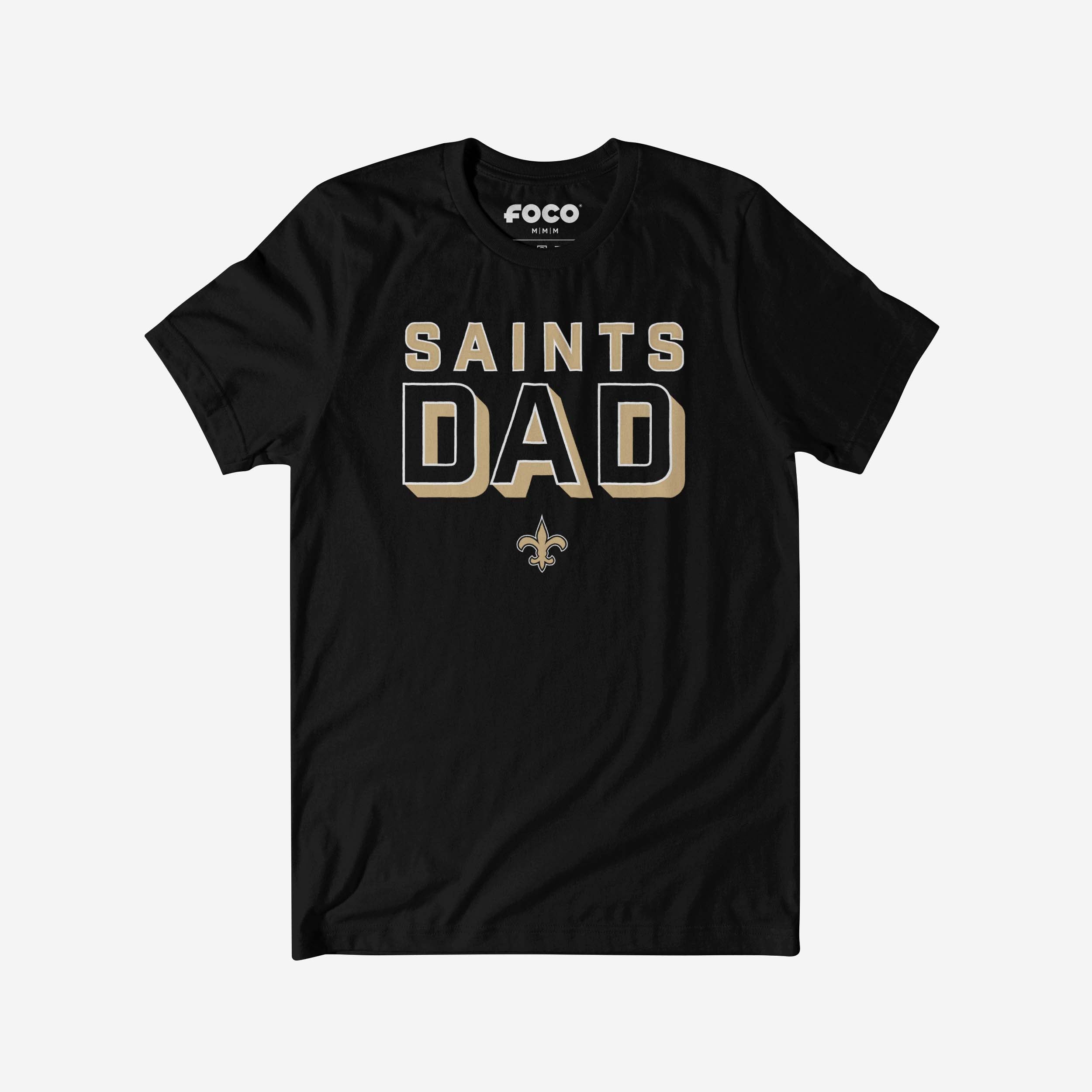 T-shirt papa de l'équipe New Orleans Saints