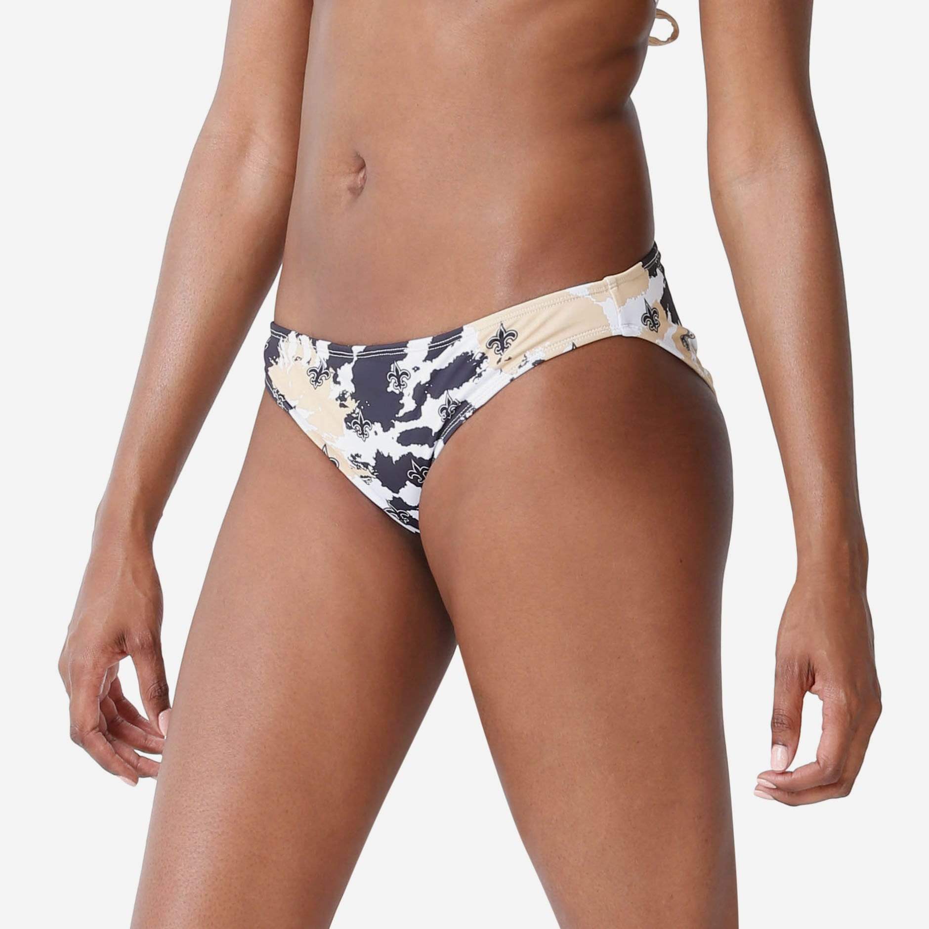 New Orleans Saints Bas de bikini Paint Splash pour femme