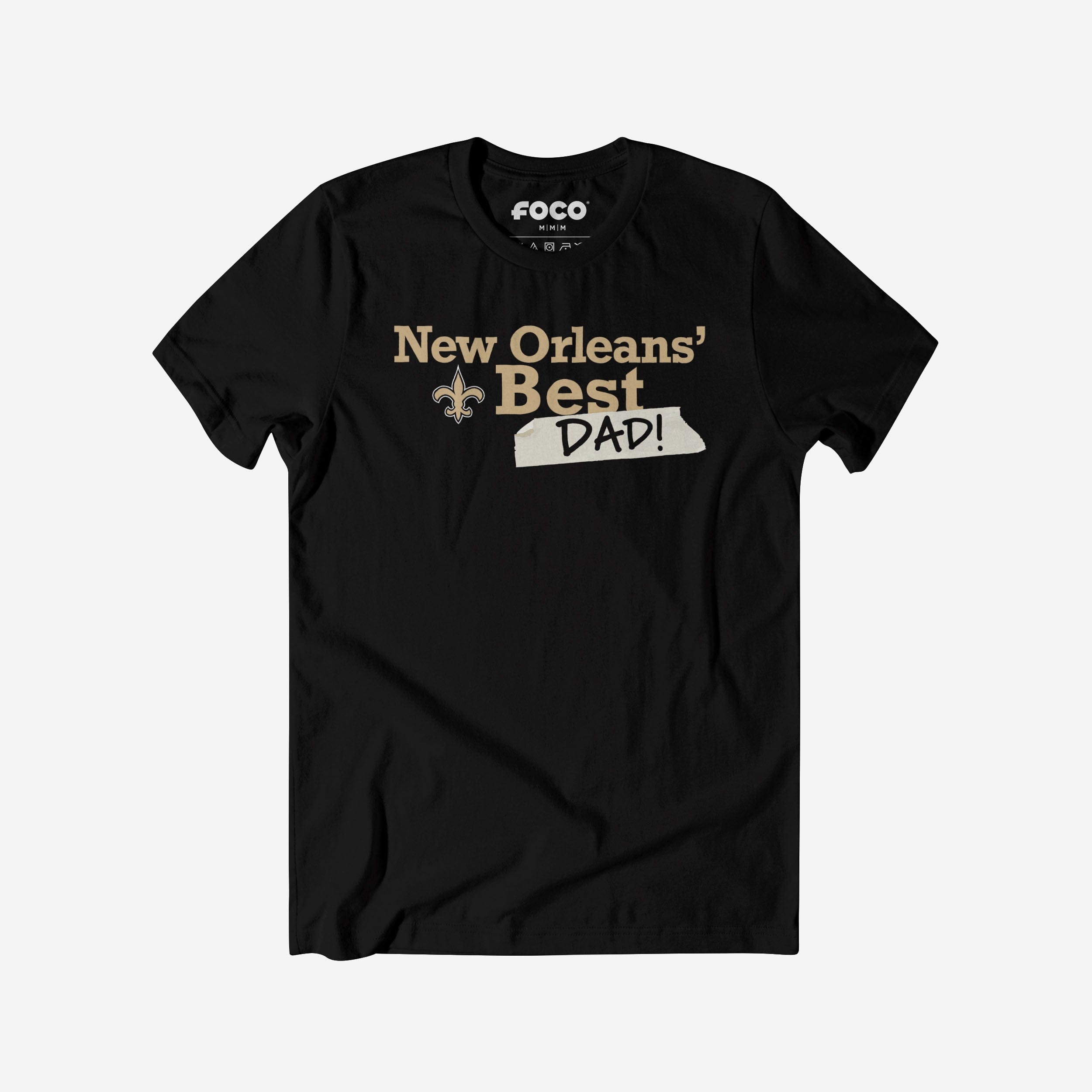 New Orleans Saints T-shirt le meilleur papa du monde