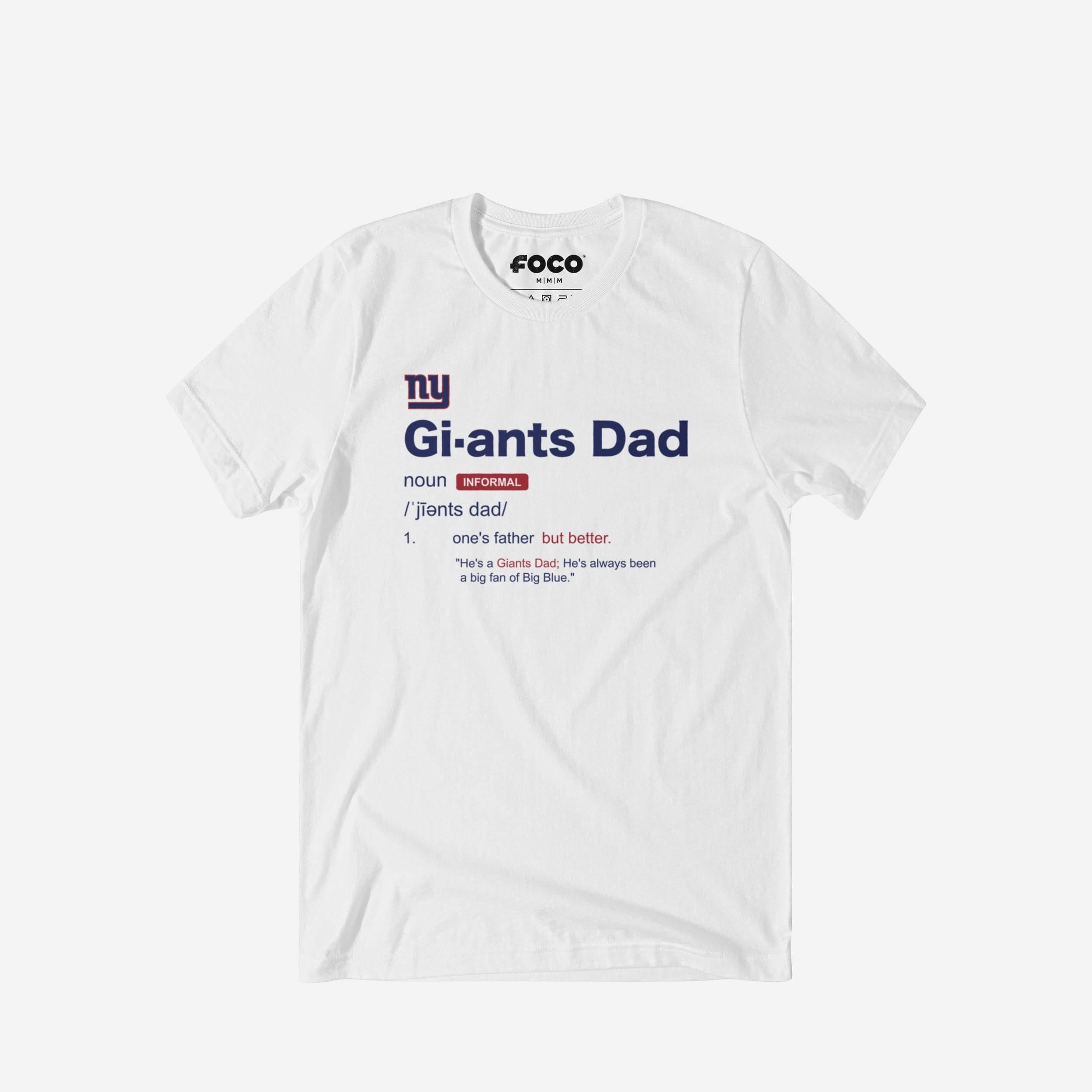 New York Giants T-shirt définition papa