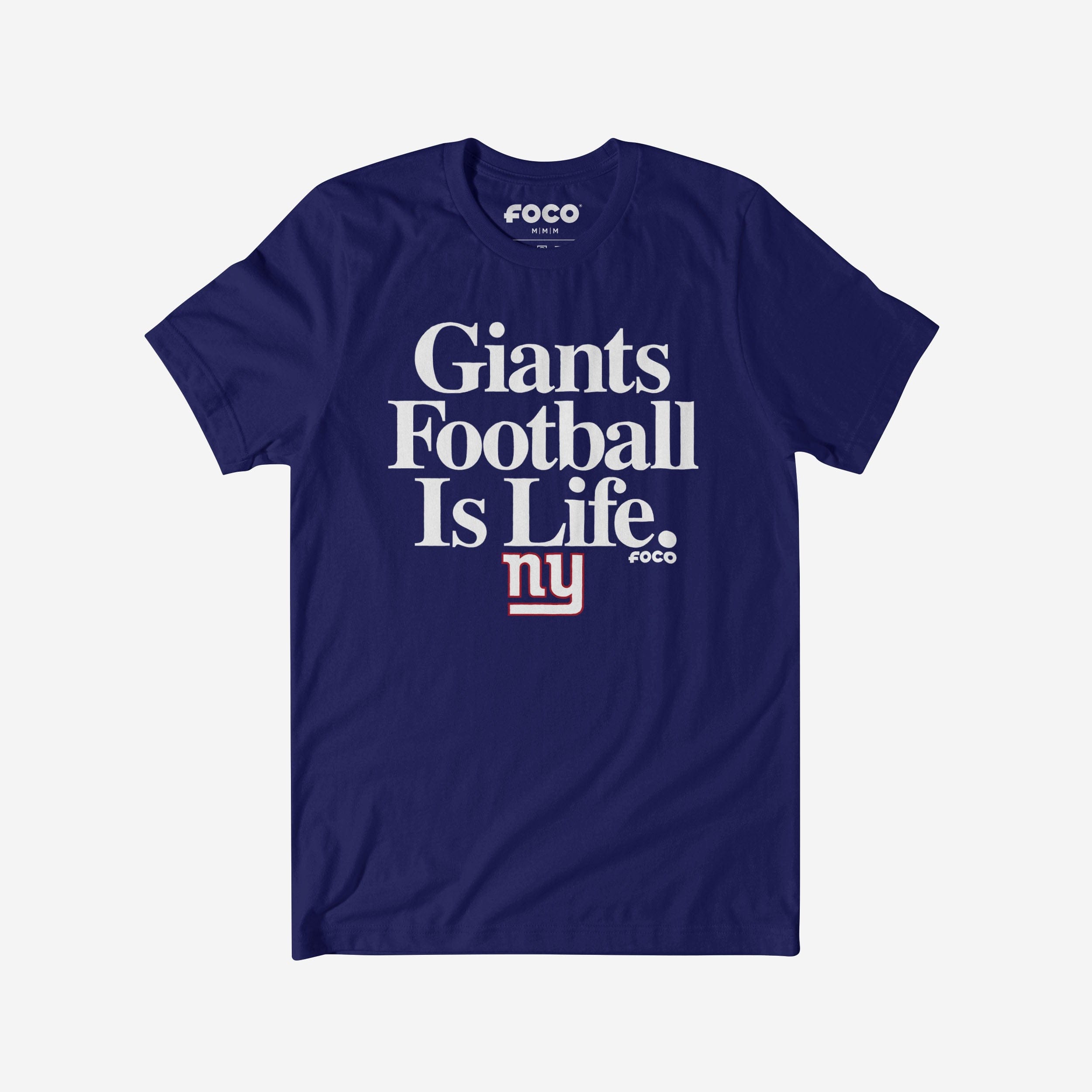 New York Giants T-shirt Le football est la vie