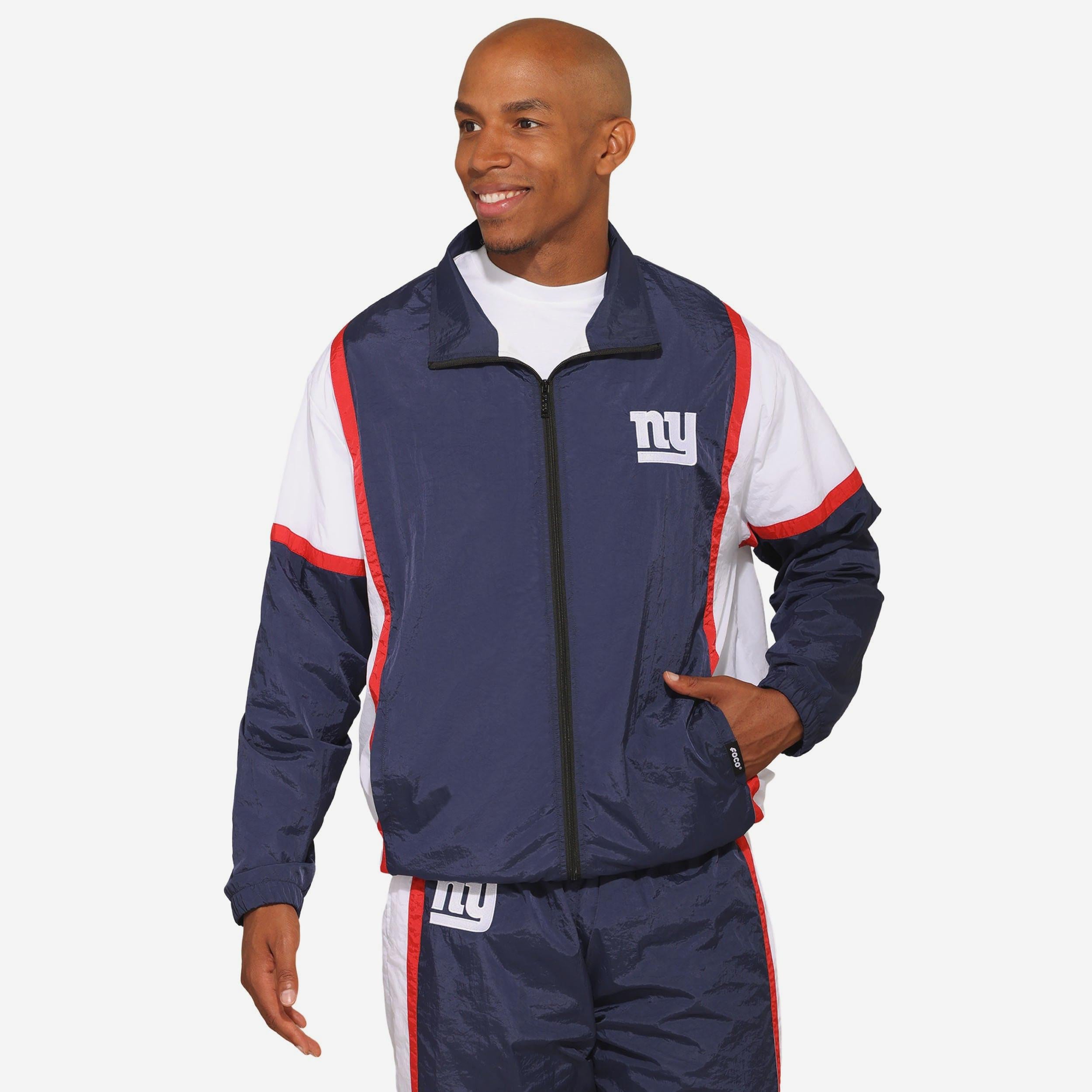 New York Giants Veste Gameday en nylon froissé