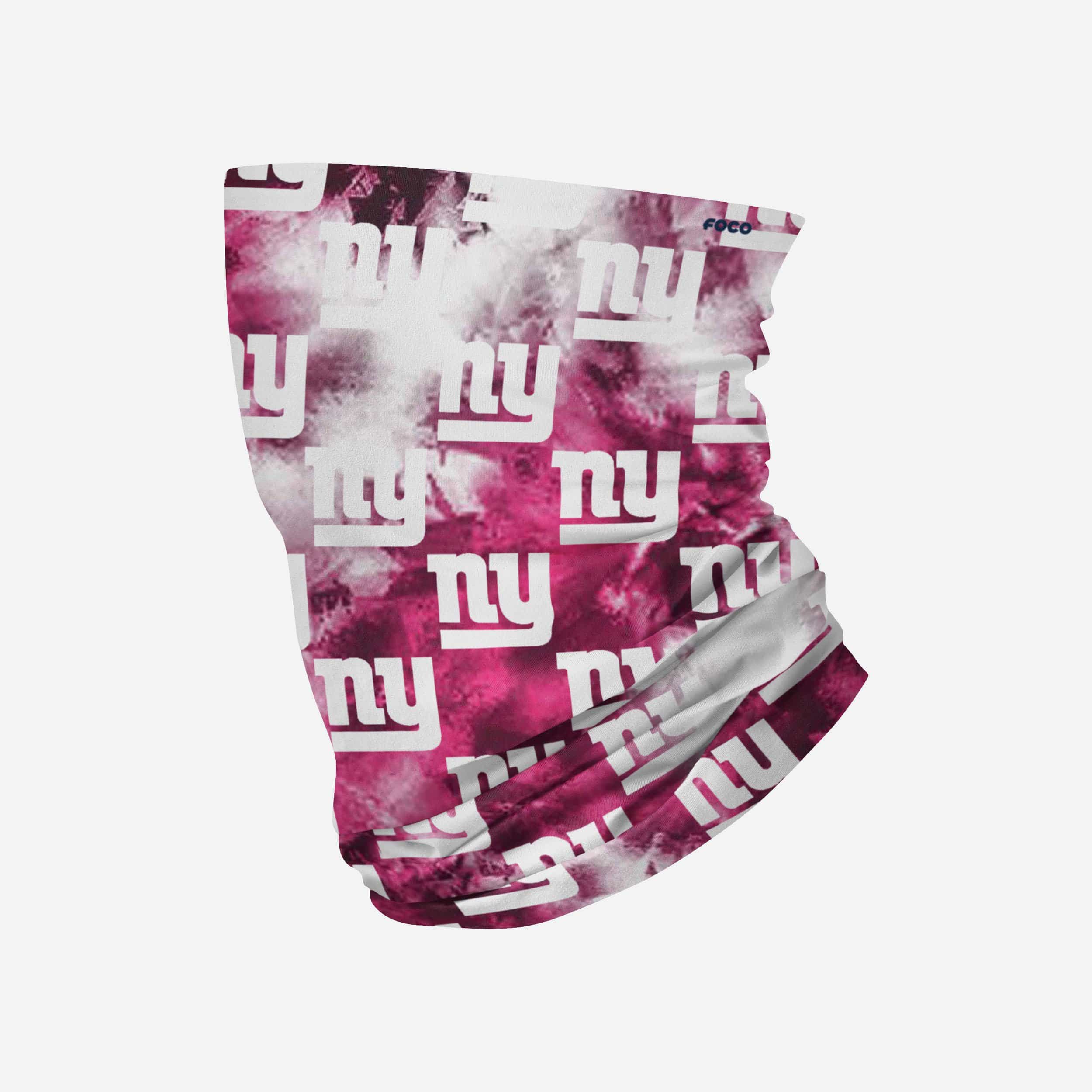 New York Giants Écharpe guêtre rose tie-dye