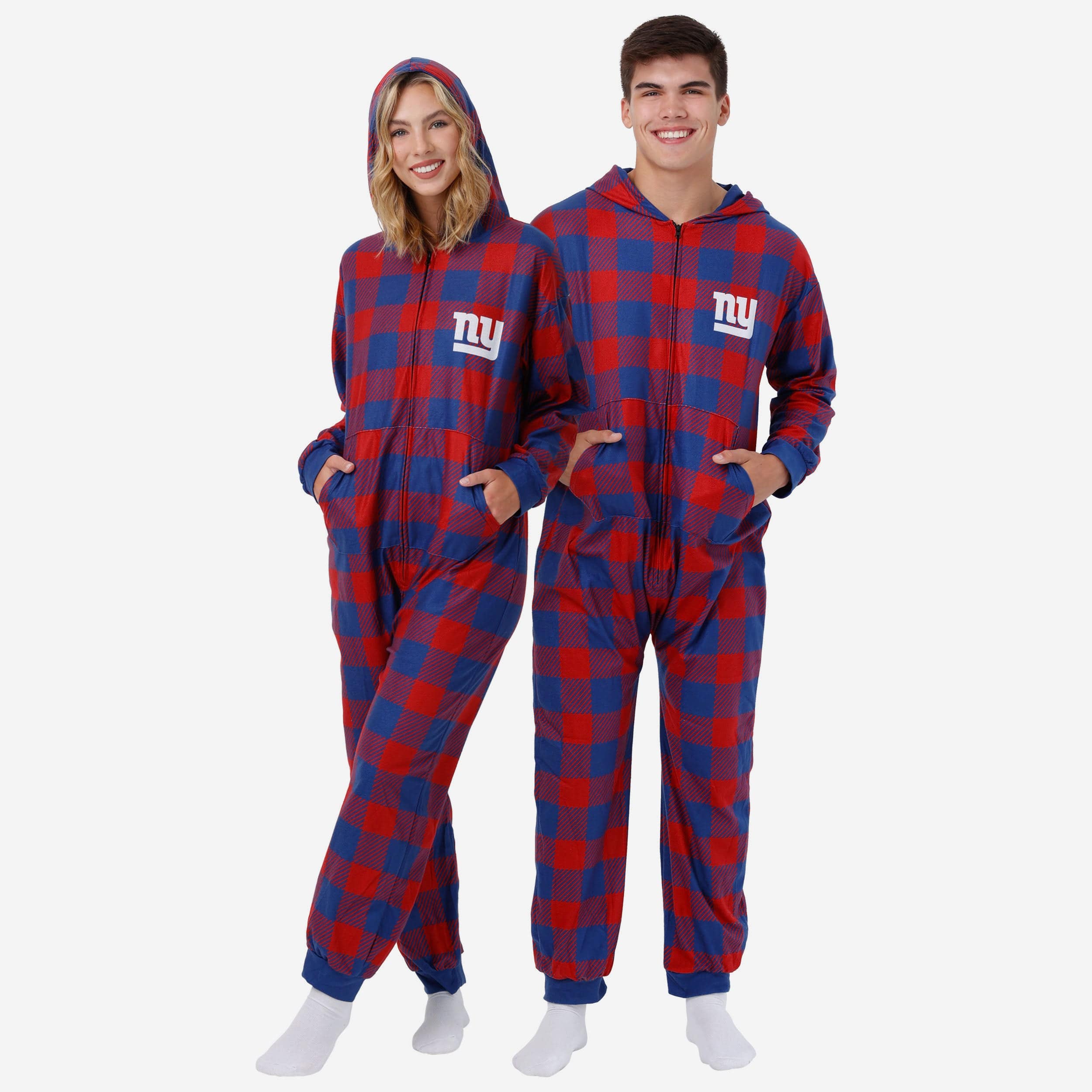 Pyjama une pièce à carreaux New York Giants