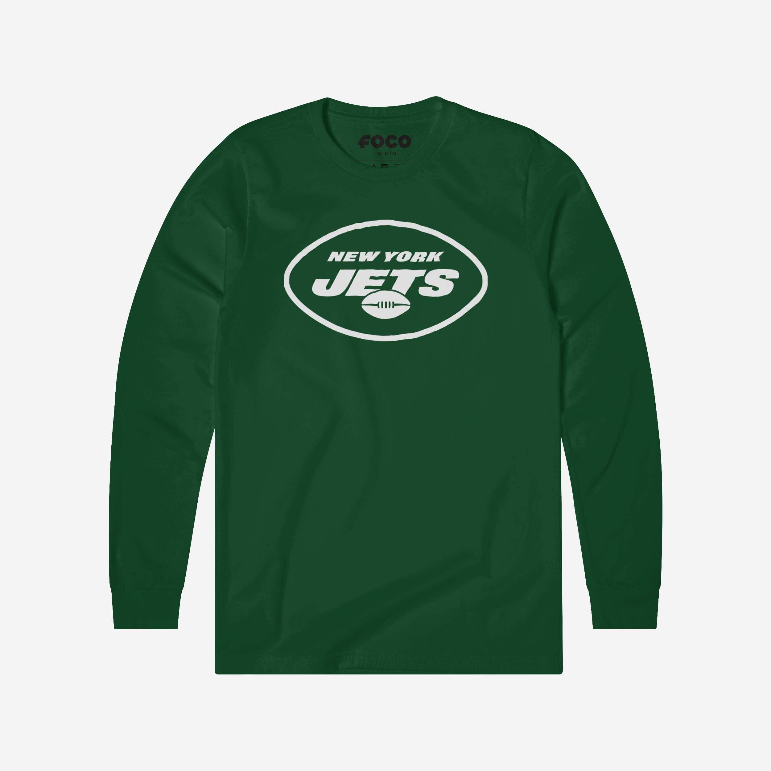 New York Jets 2019 T-shirt à manches longues avec logo rétro
