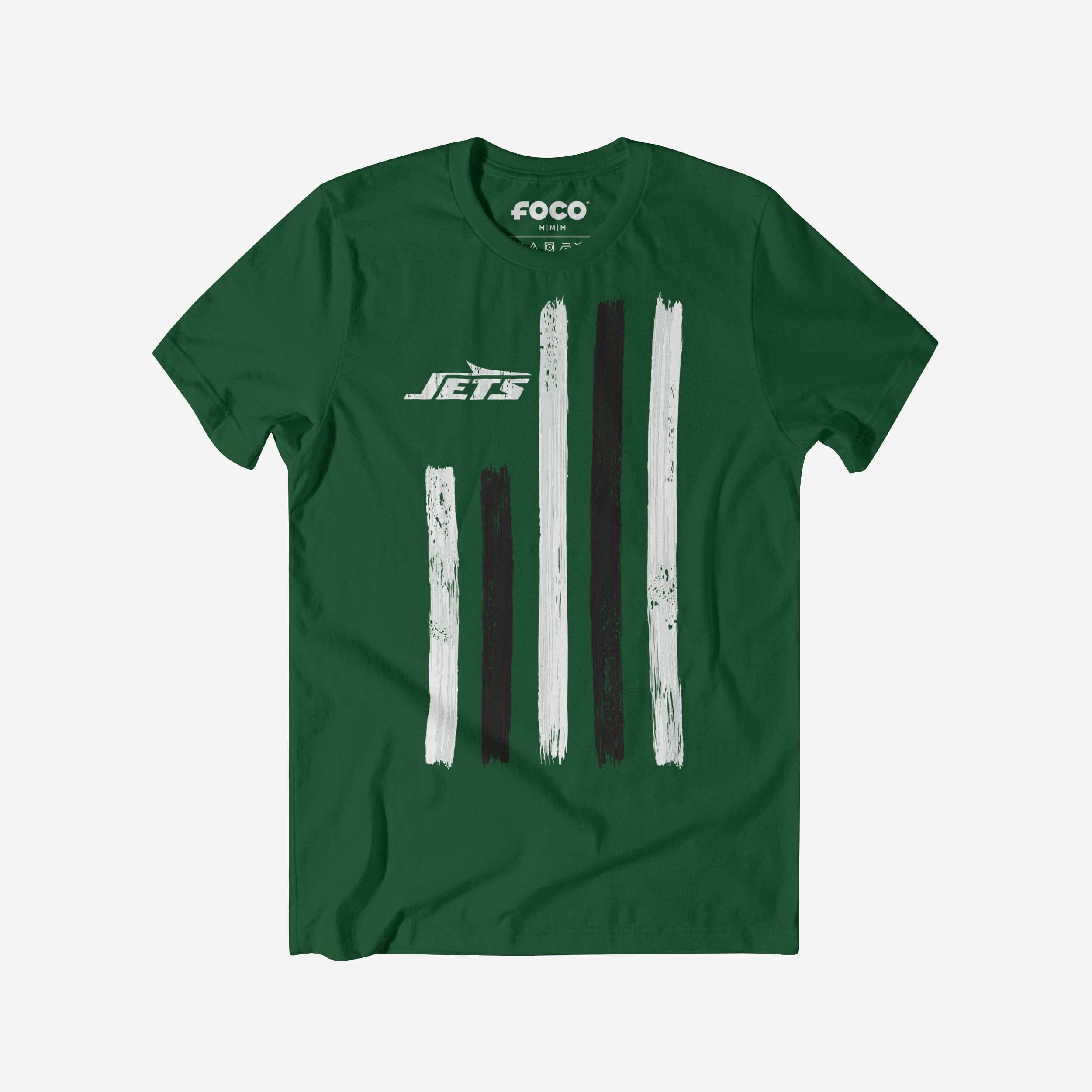 New York Jets T-shirt drapeau coup de pinceau