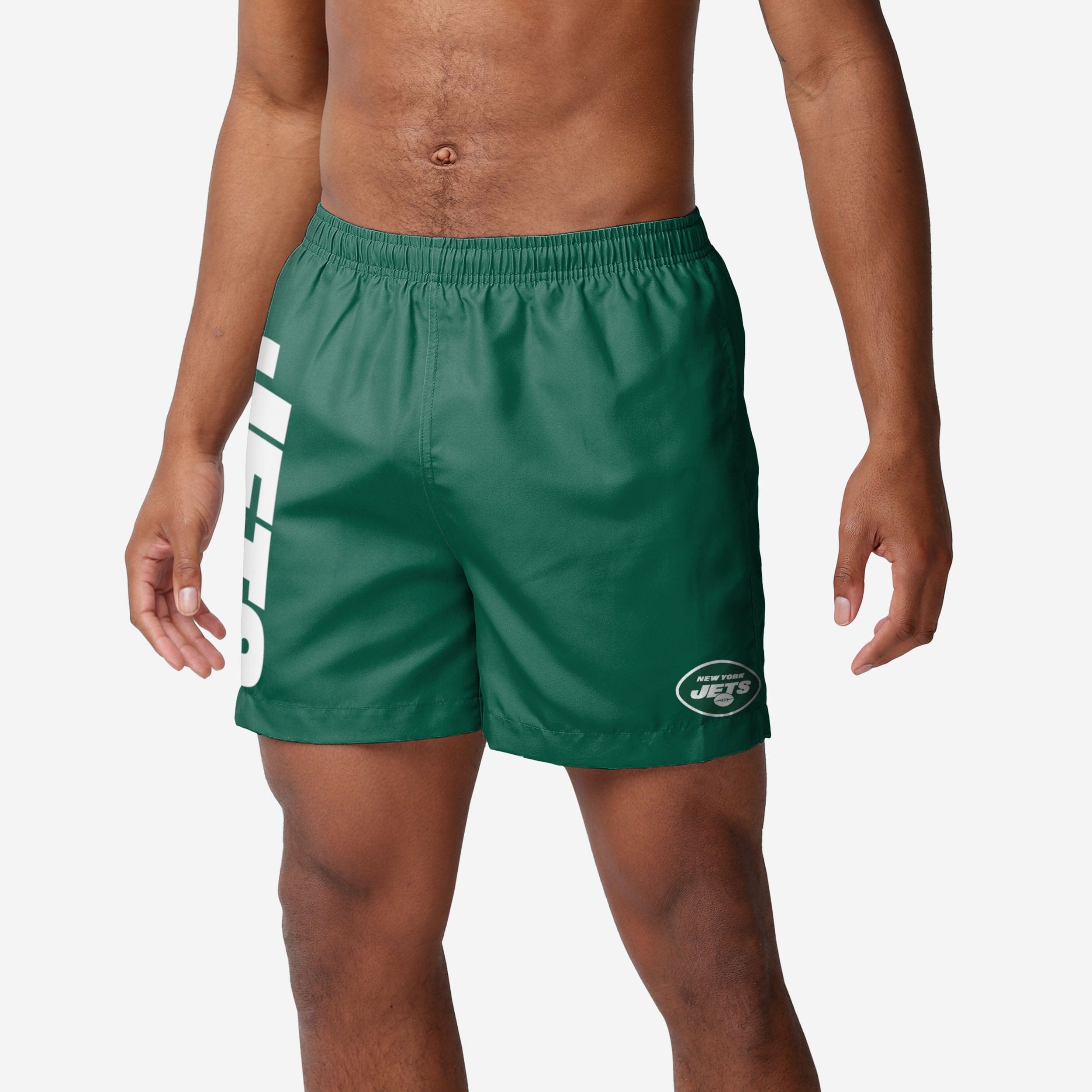 New York Jets Maillot de bain uni Wordmark 5,5"