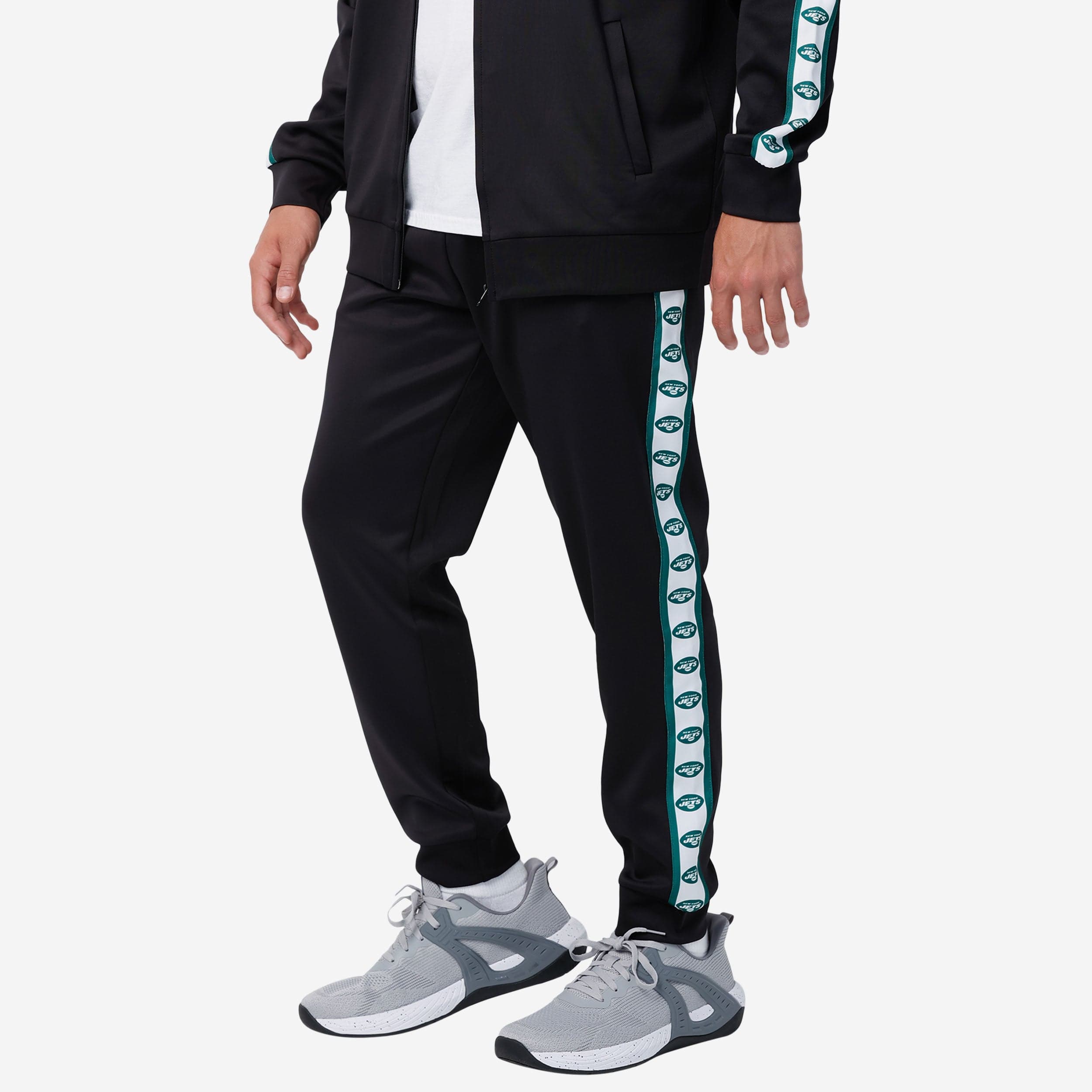New York Jets Pantalon de survêtement à logo rayé