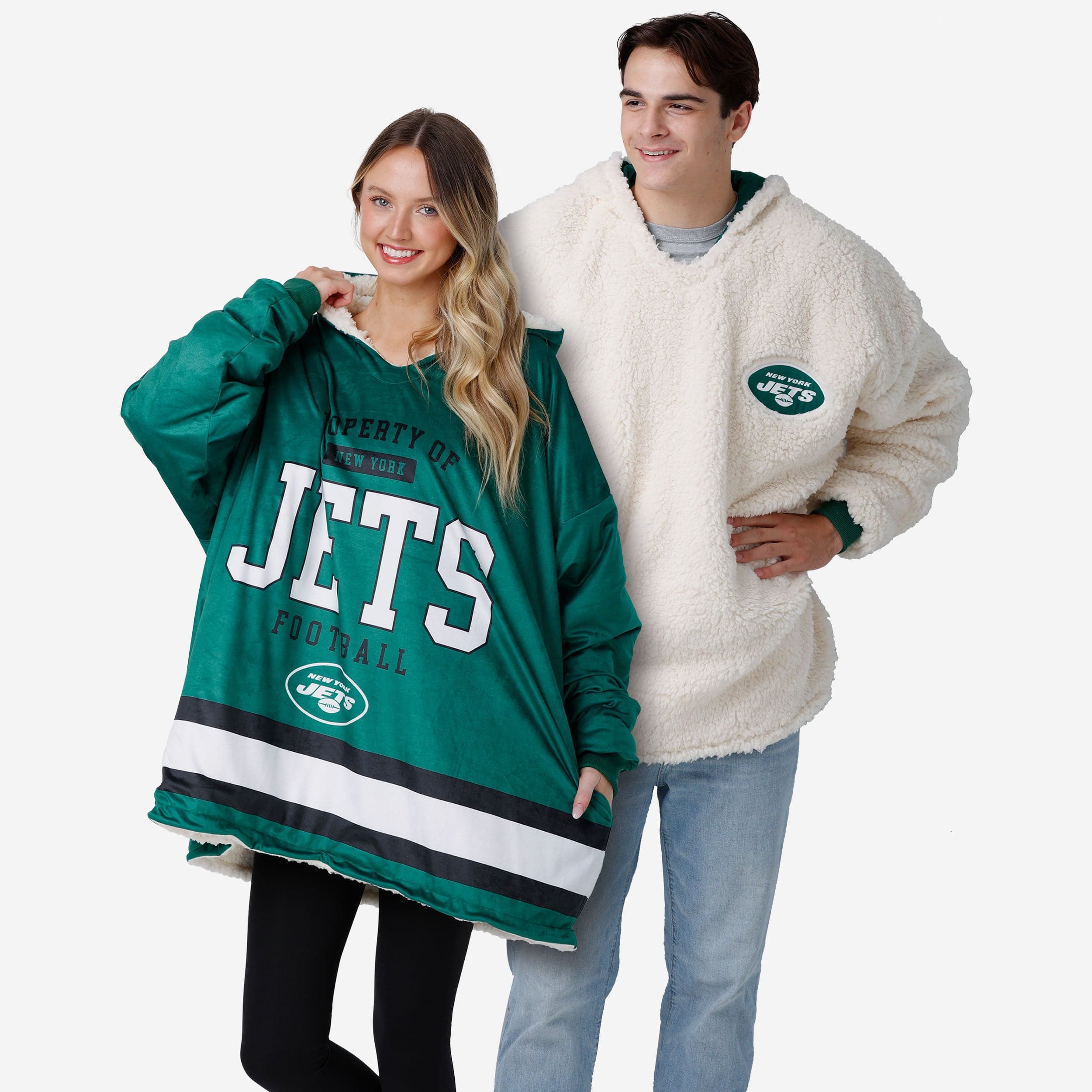Propriété de couleur de l'équipe New York Jets de Hoodeez