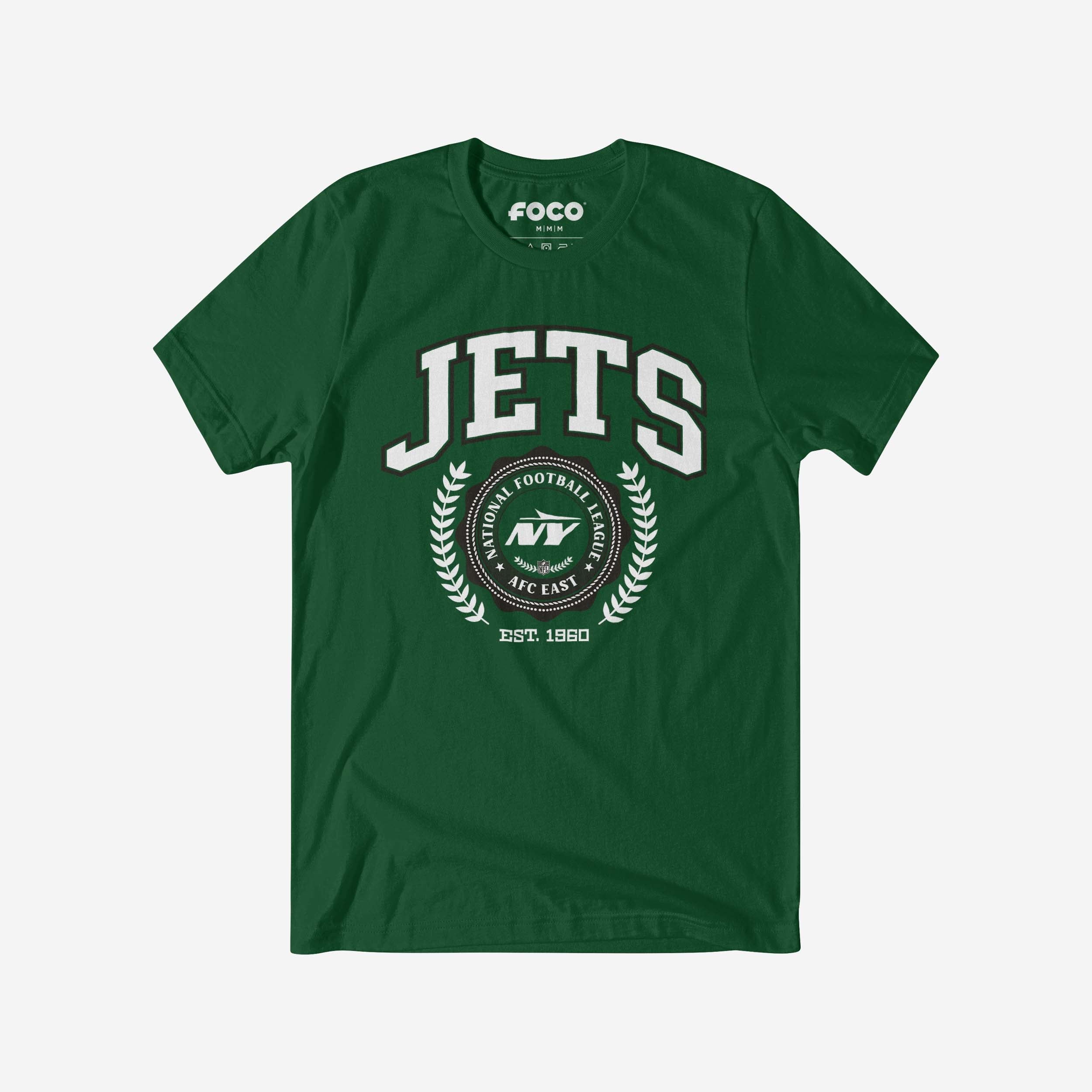 T-shirt à écusson de l'équipe New York Jets