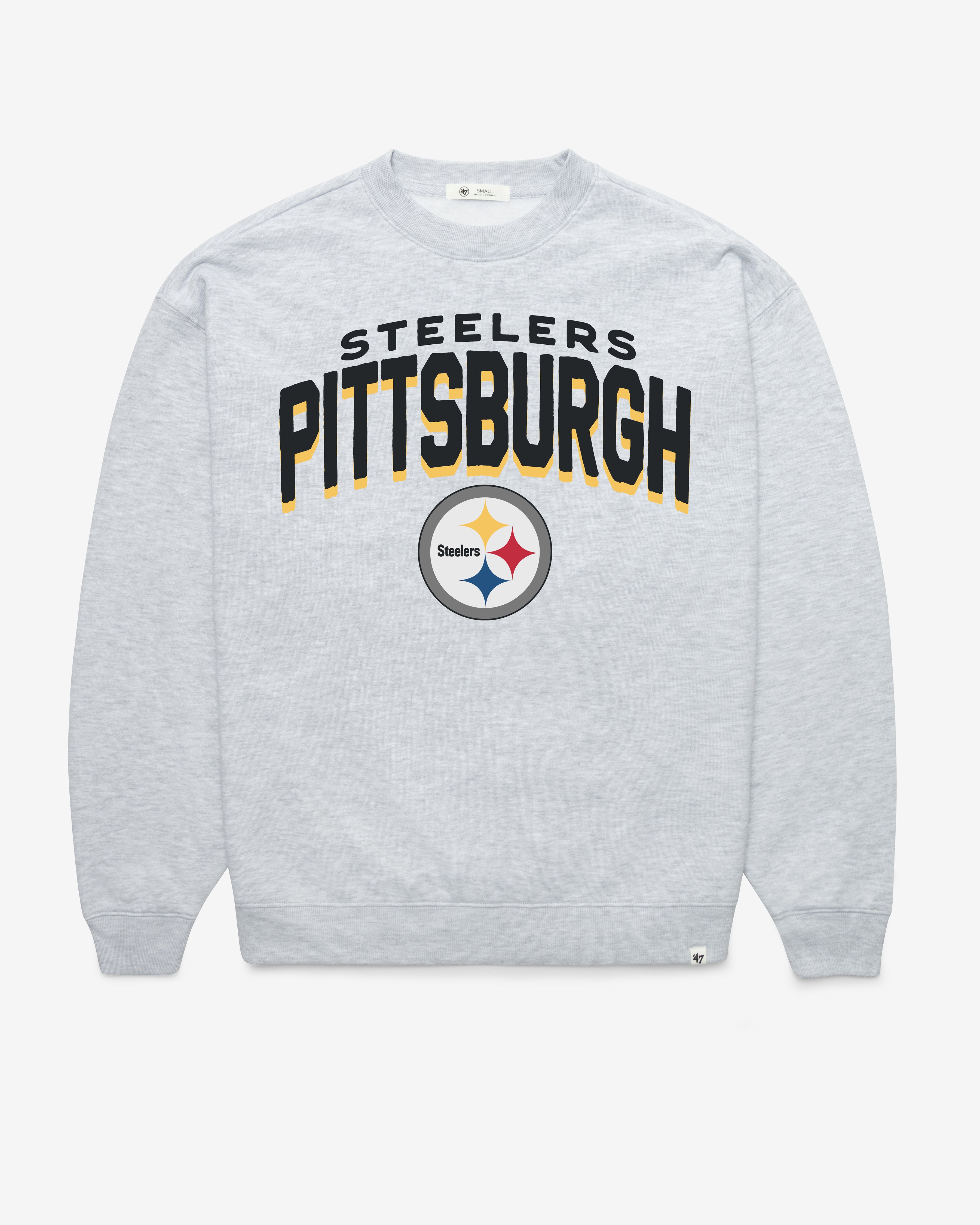 Pittsburgh Steelers CAMPUS ARCH CLOUD '47 CREW SURDIMENSIONNÉ FEMME