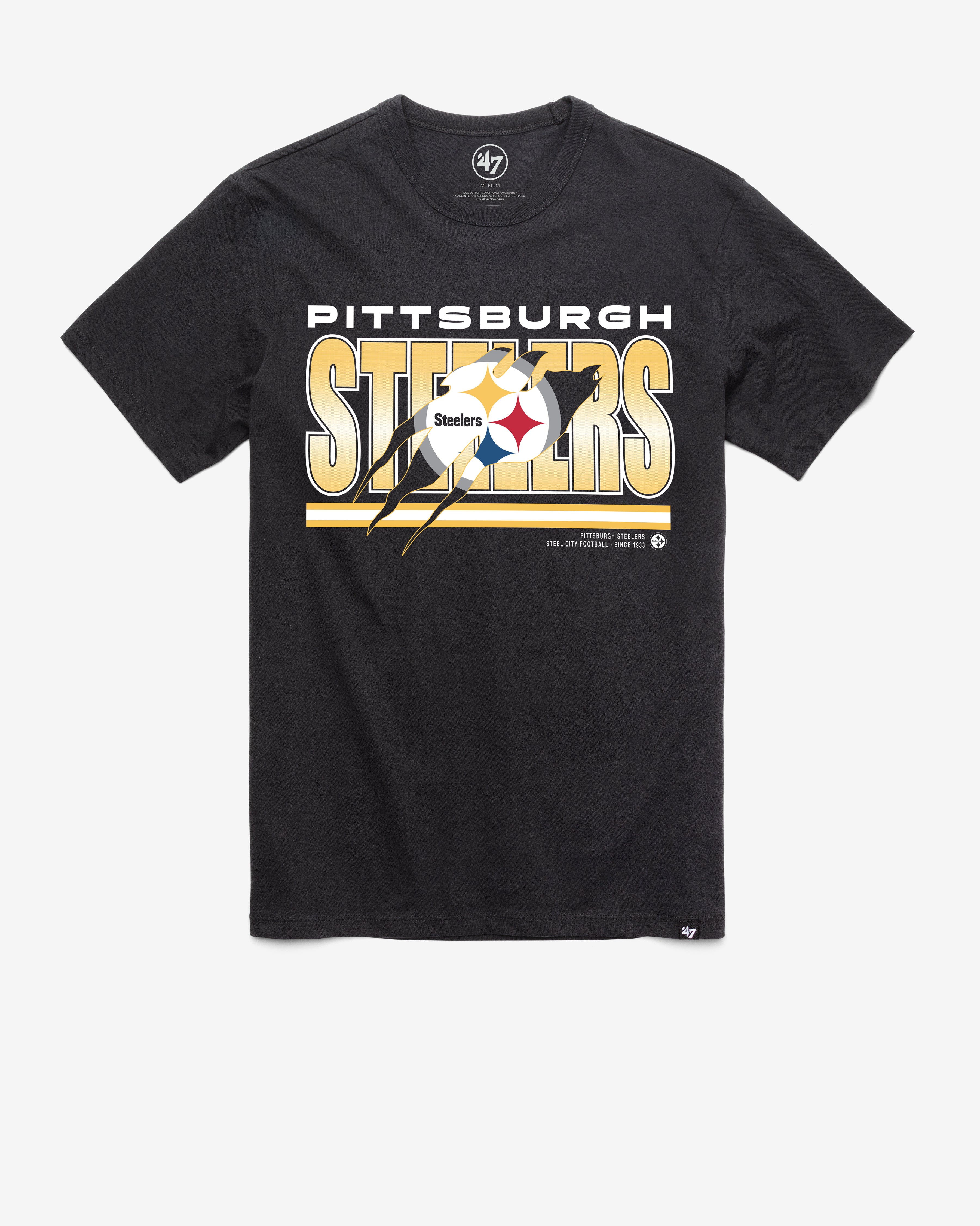 Pittsburgh Steelers T-SHIRT THUNDER RIP '47 FRANKLIN