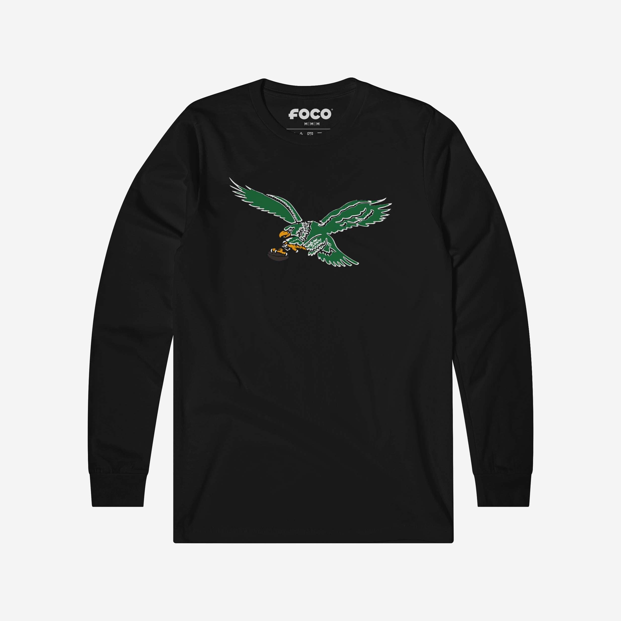 Philadelphia Eagles 1987 T-shirt à manches longues avec logo rétro