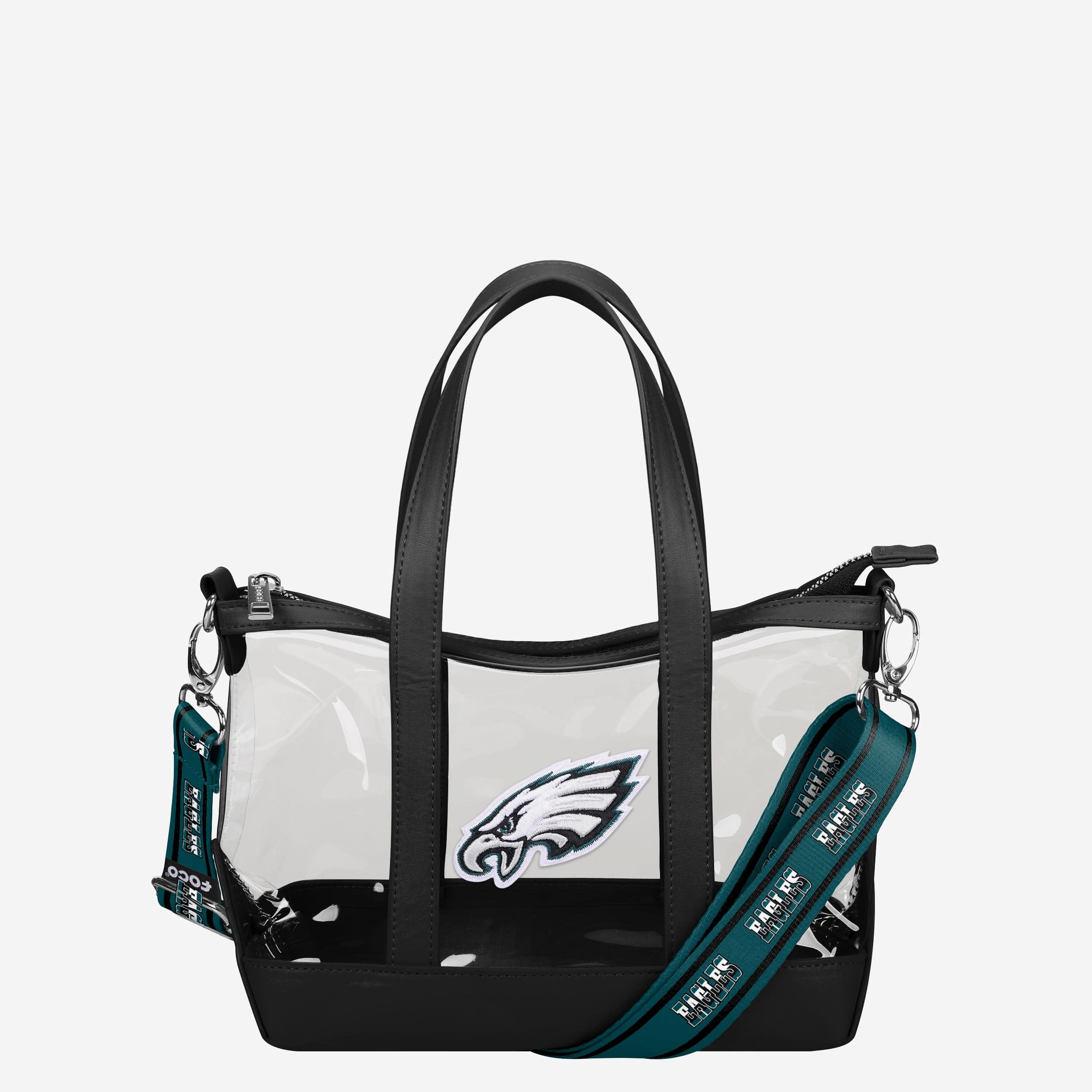 Philadelphia Eagles Mini sac fourre-tout transparent à bandoulière
