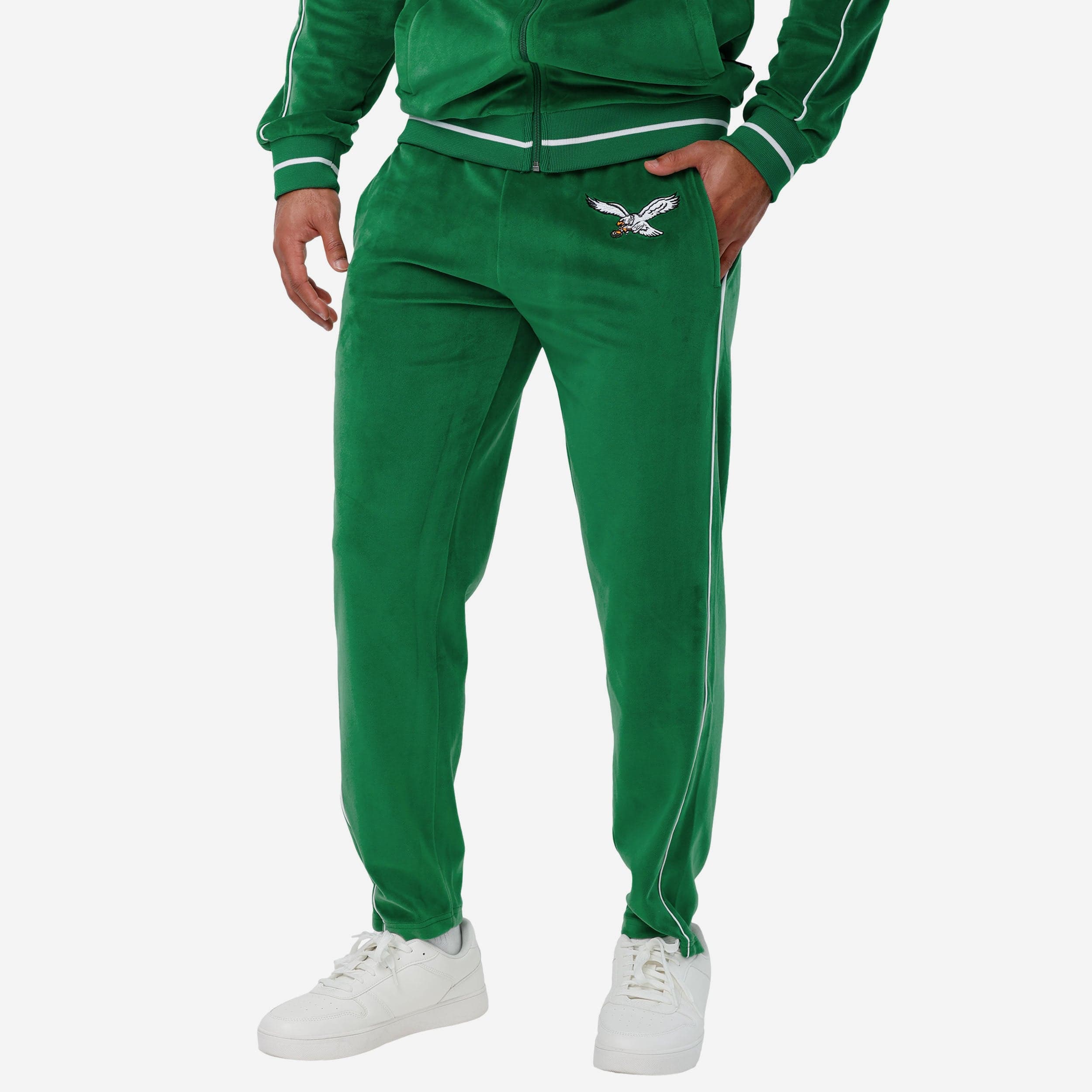 Philadelphia Eagles Pantalon en velours vert Kelly