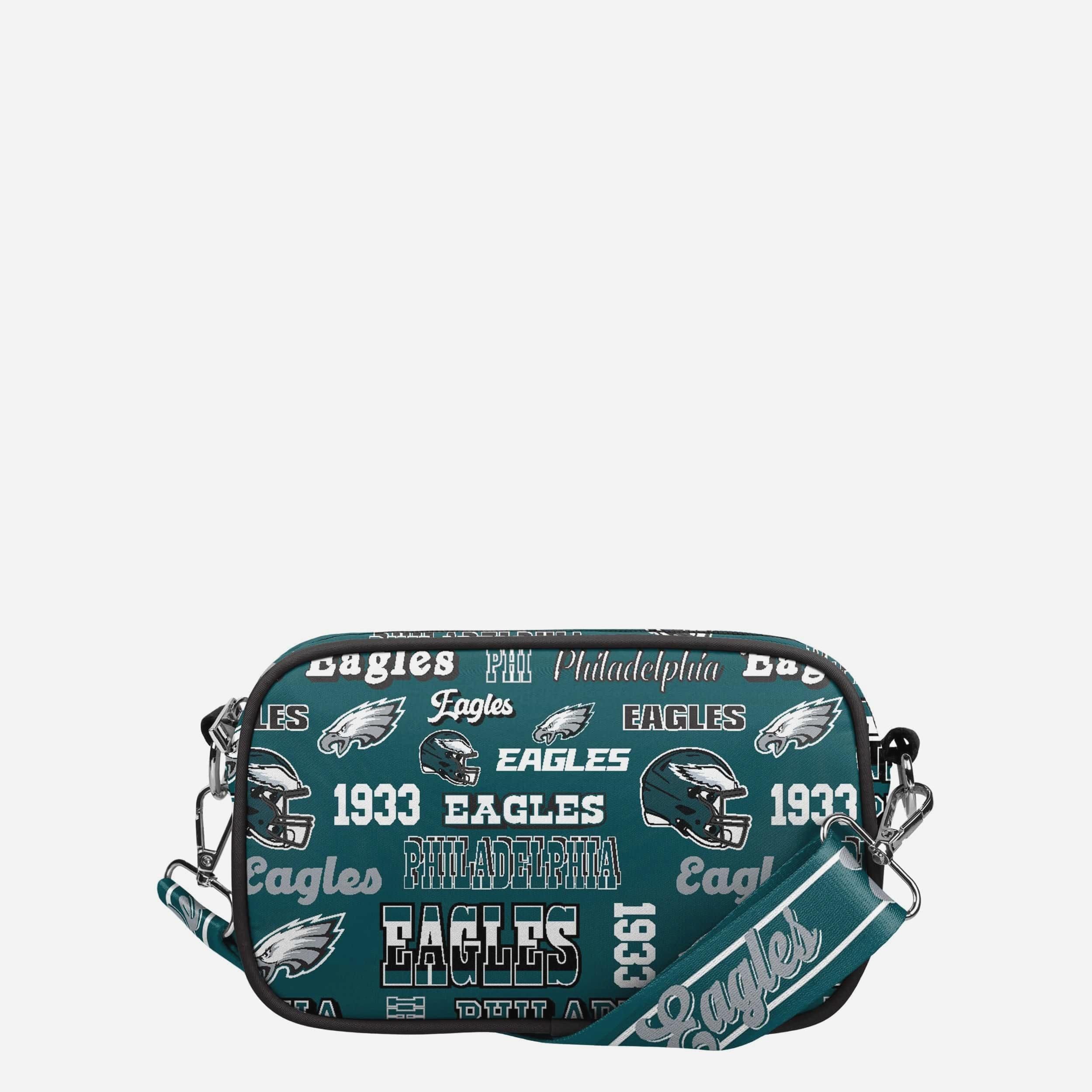 Philadelphia Eagles Répéter Sac à bandoulière en nylon imprimé rétro