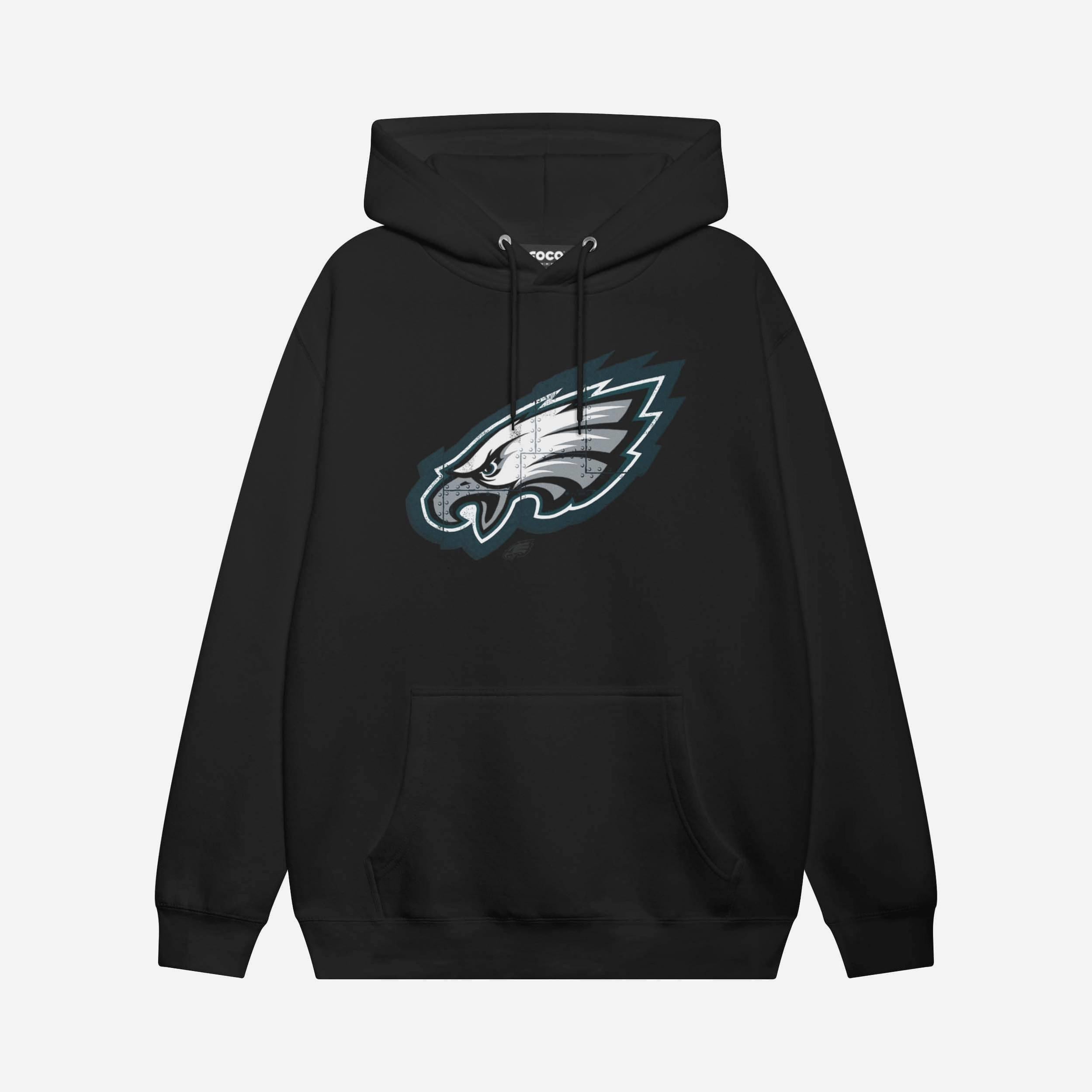 Philadelphia Eagles Sweat à capuche avec logo rivet