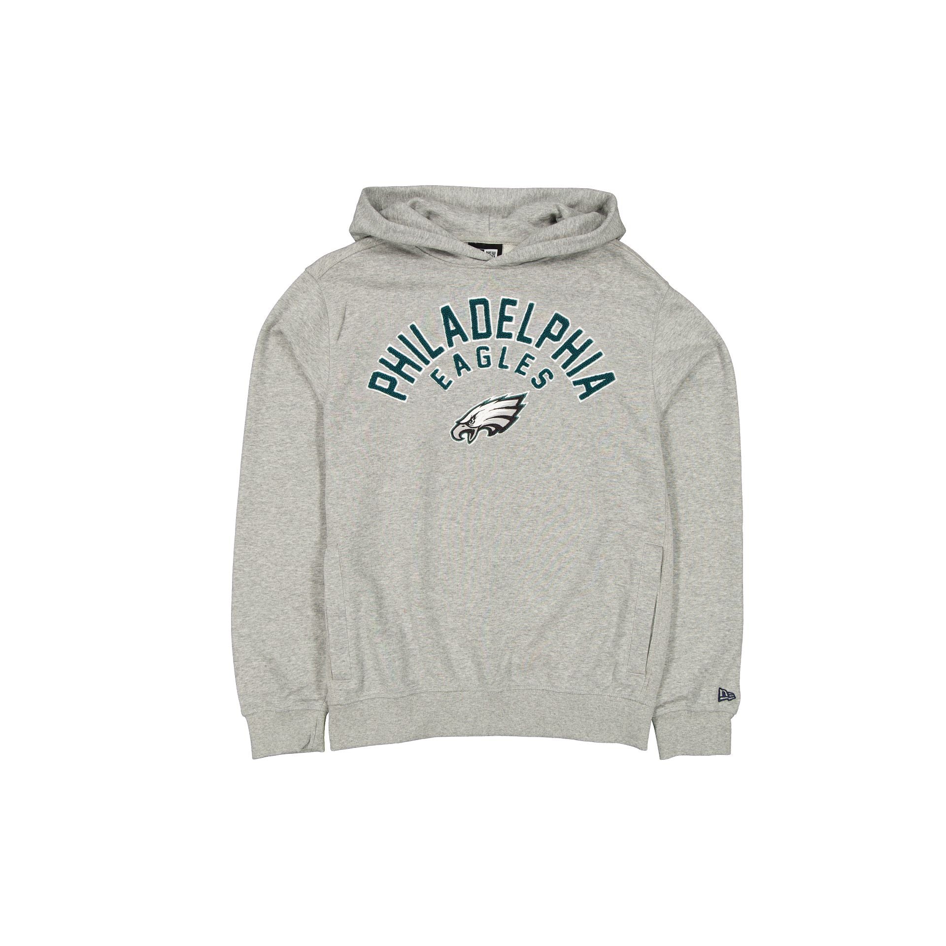 Philadelphia Eagles Sport Night Sweat à capuche gris chiné