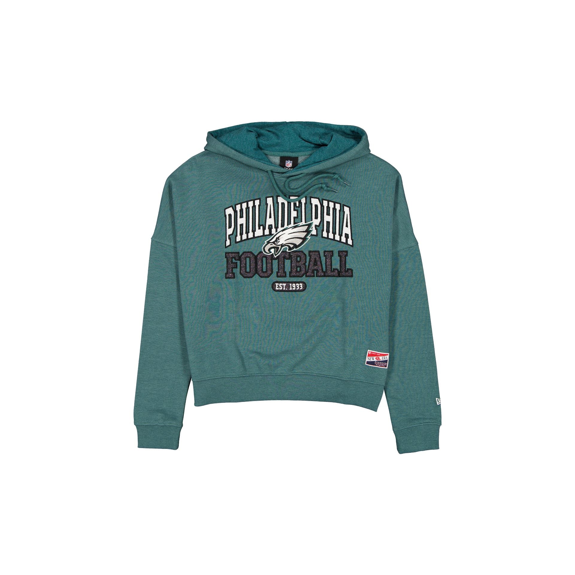 Philadelphia Eagles Throwback Sweat à capuche pailleté pour femme