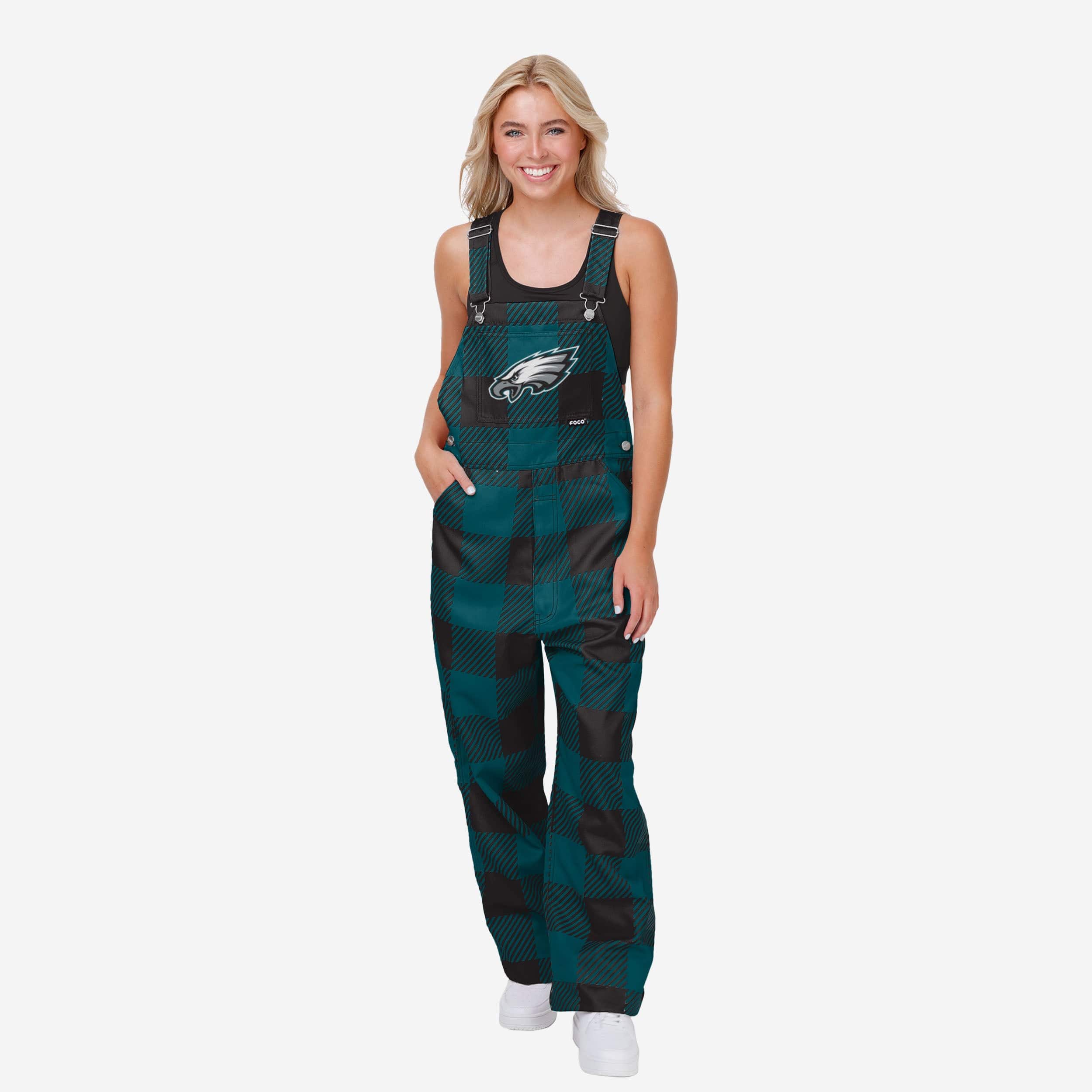 Philadelphia Eagles Salopette à carreaux pour femme