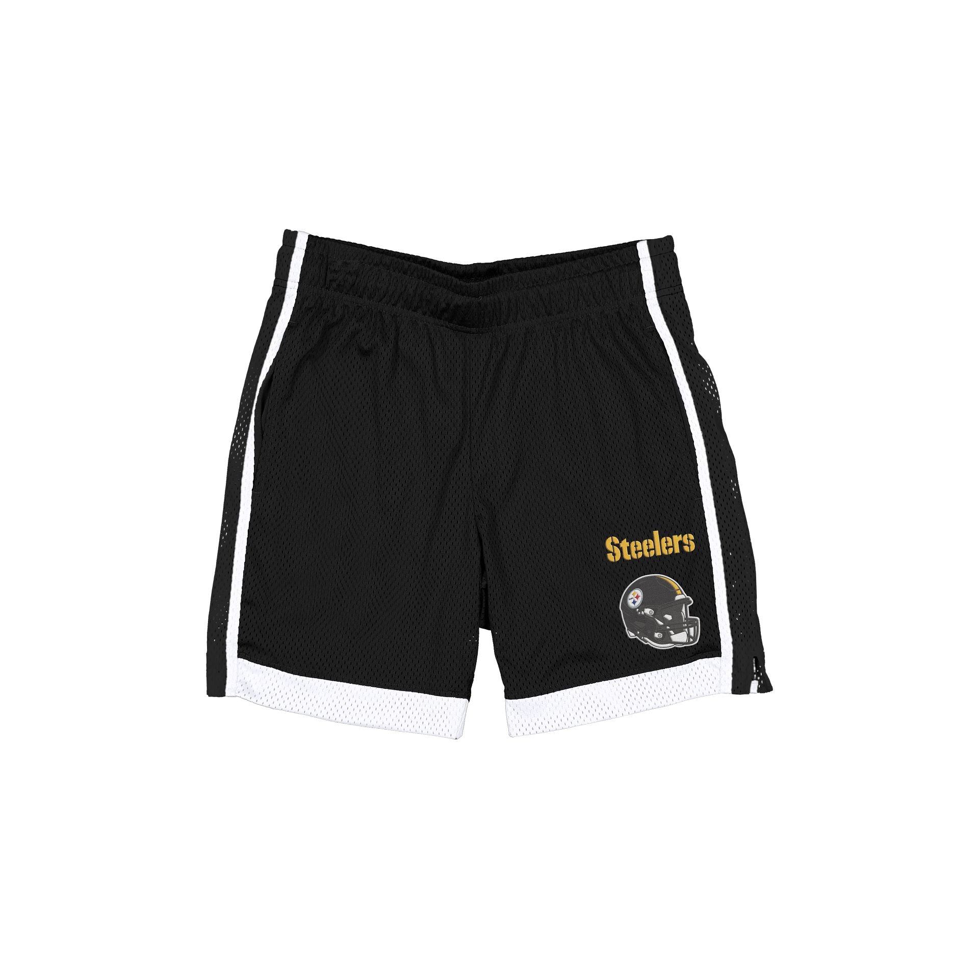 Short d'été noir Pittsburgh Steelers
