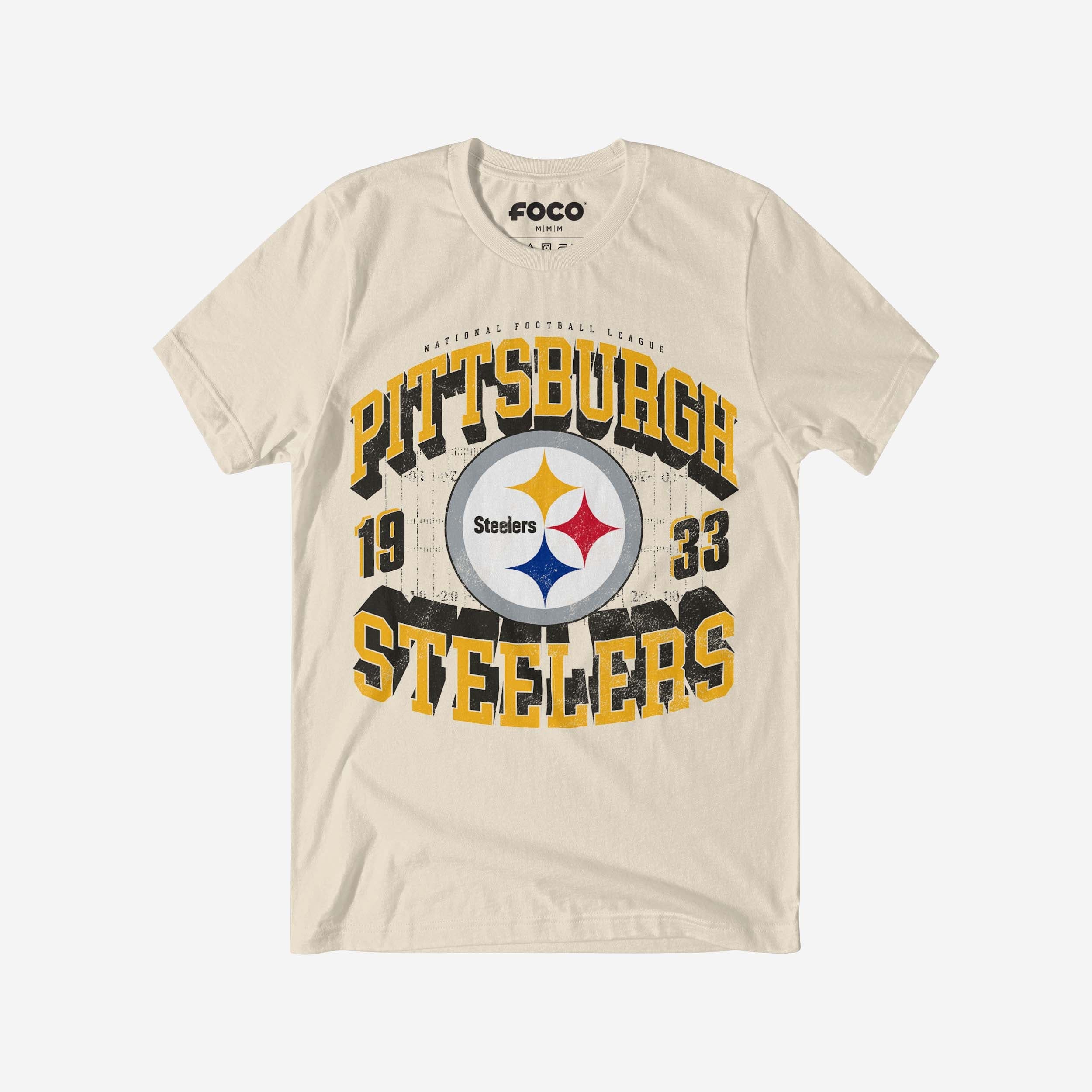 Pittsburgh Steelers T-shirt avec mot-symbole arqué