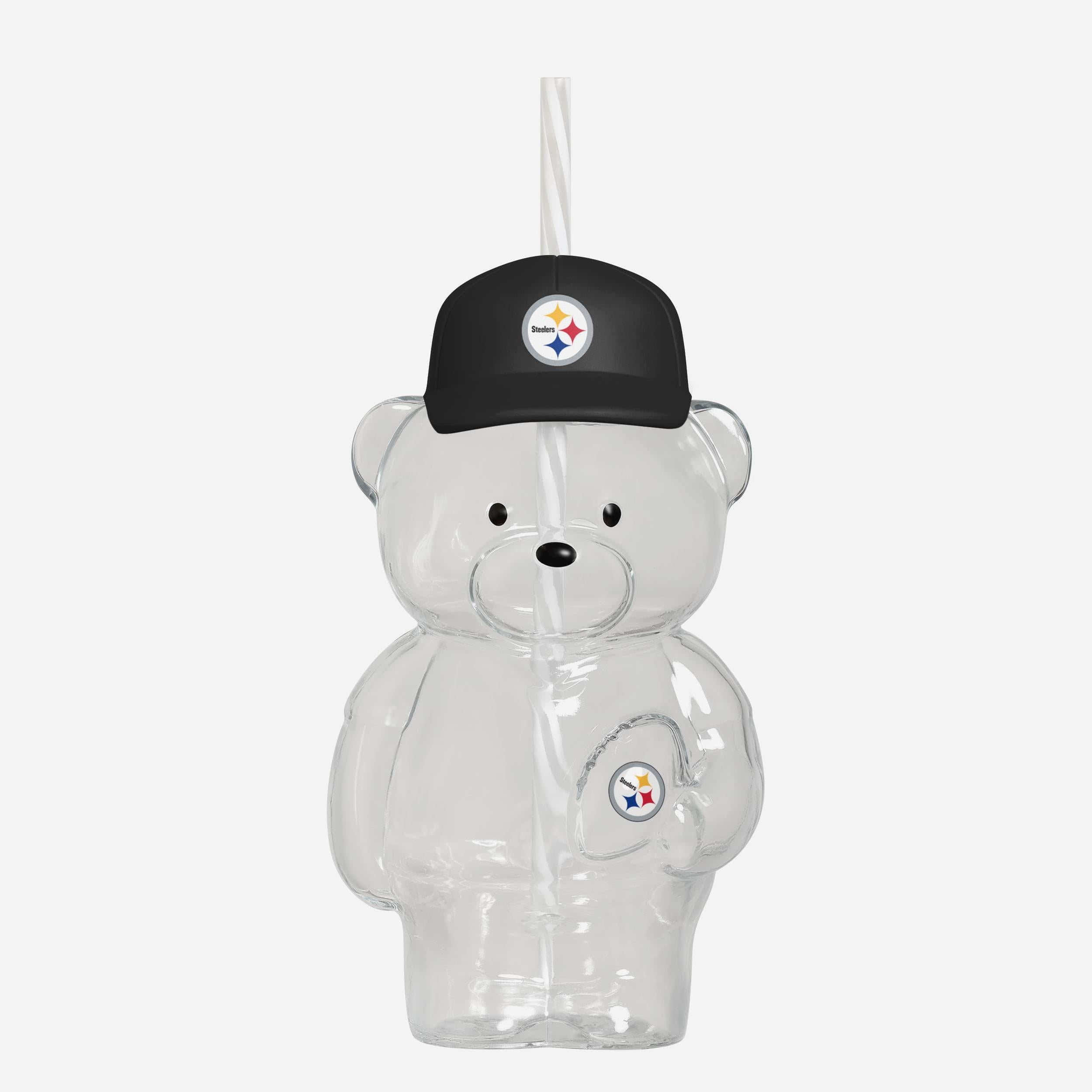 Gobelet ours en verre Pittsburgh Steelers
