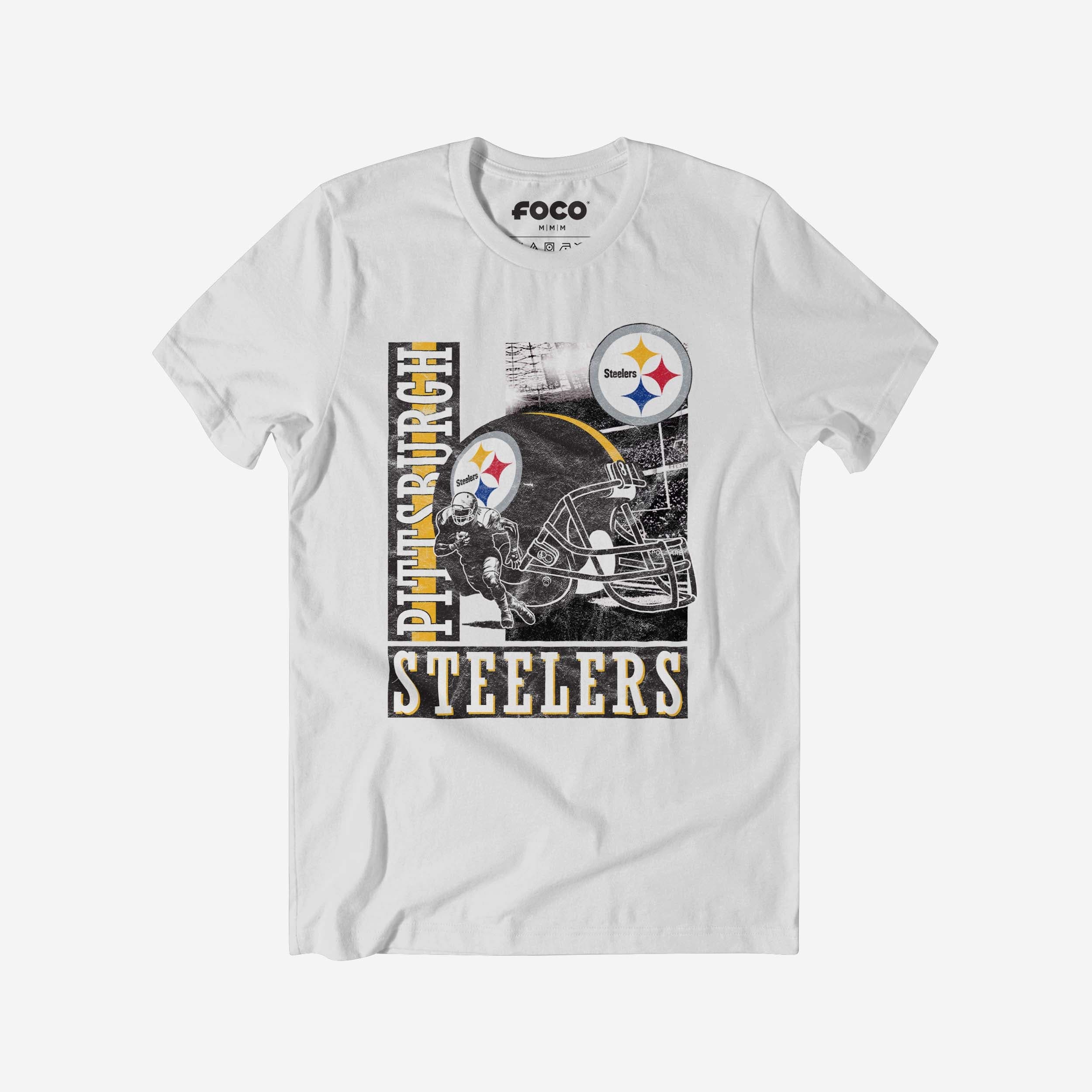 T-shirt Pittsburgh Steelers avec casque Dash