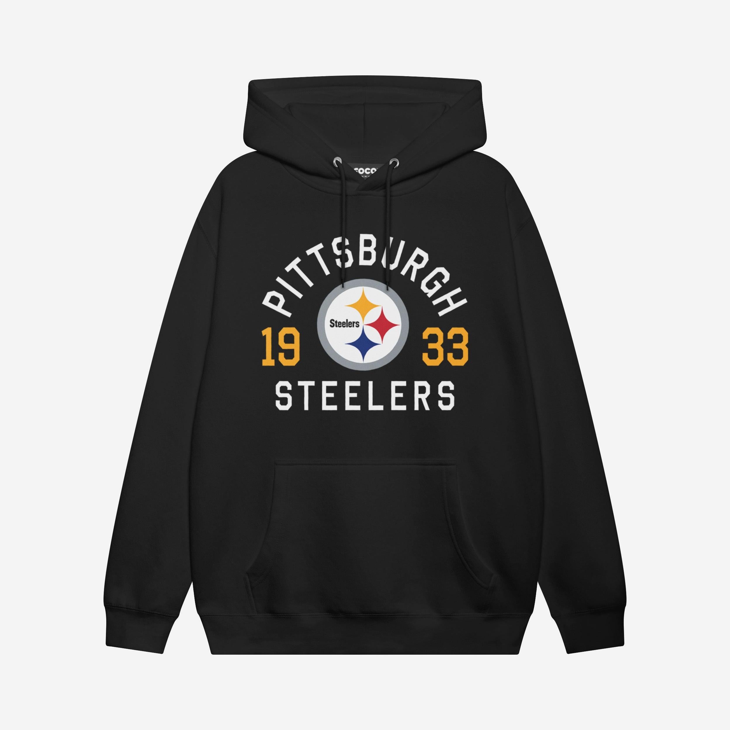 Sweat à capuche imprimé Pittsburgh Steelers Heritage