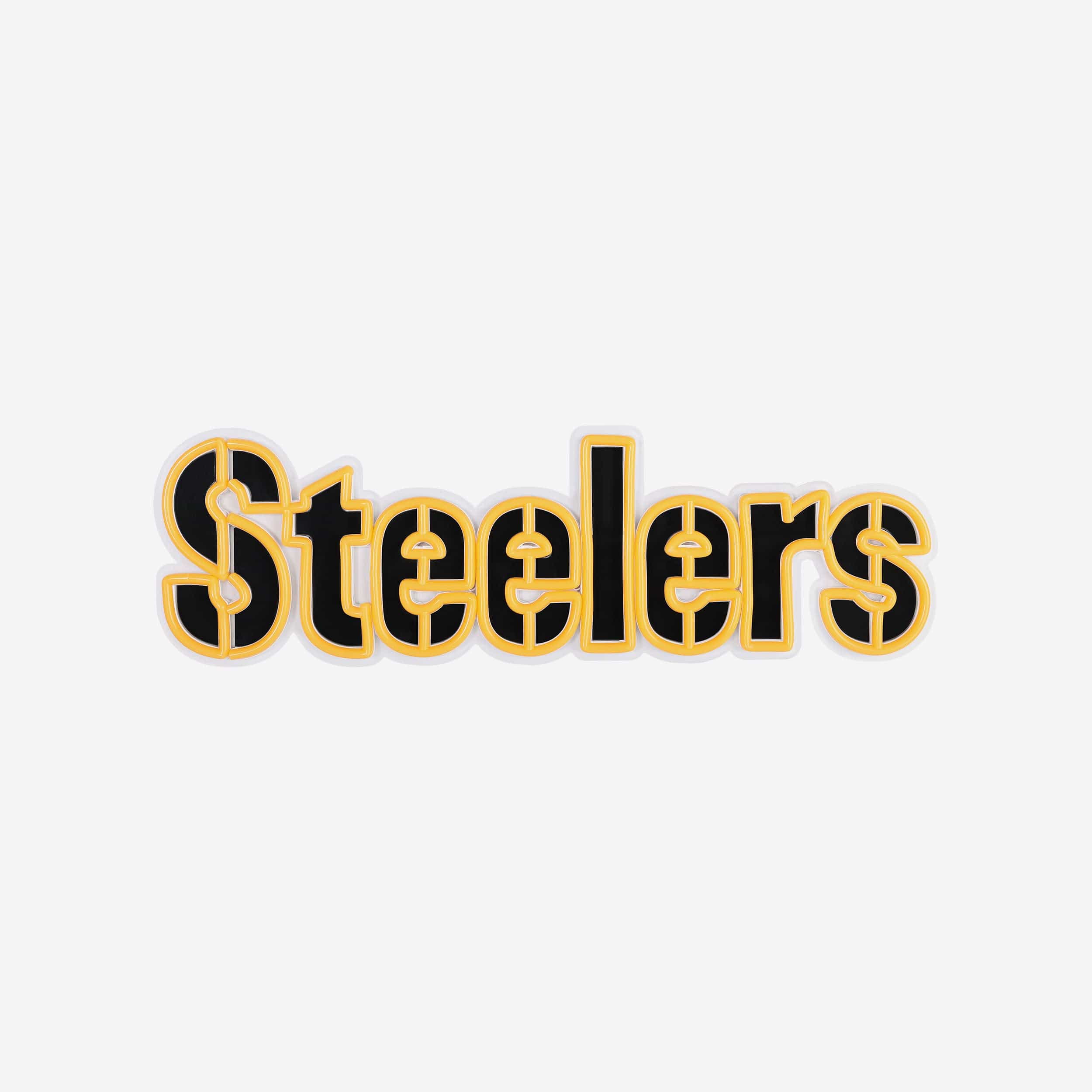 Pittsburgh Steelers Panneau lumineux à LED avec logo de l'équipe