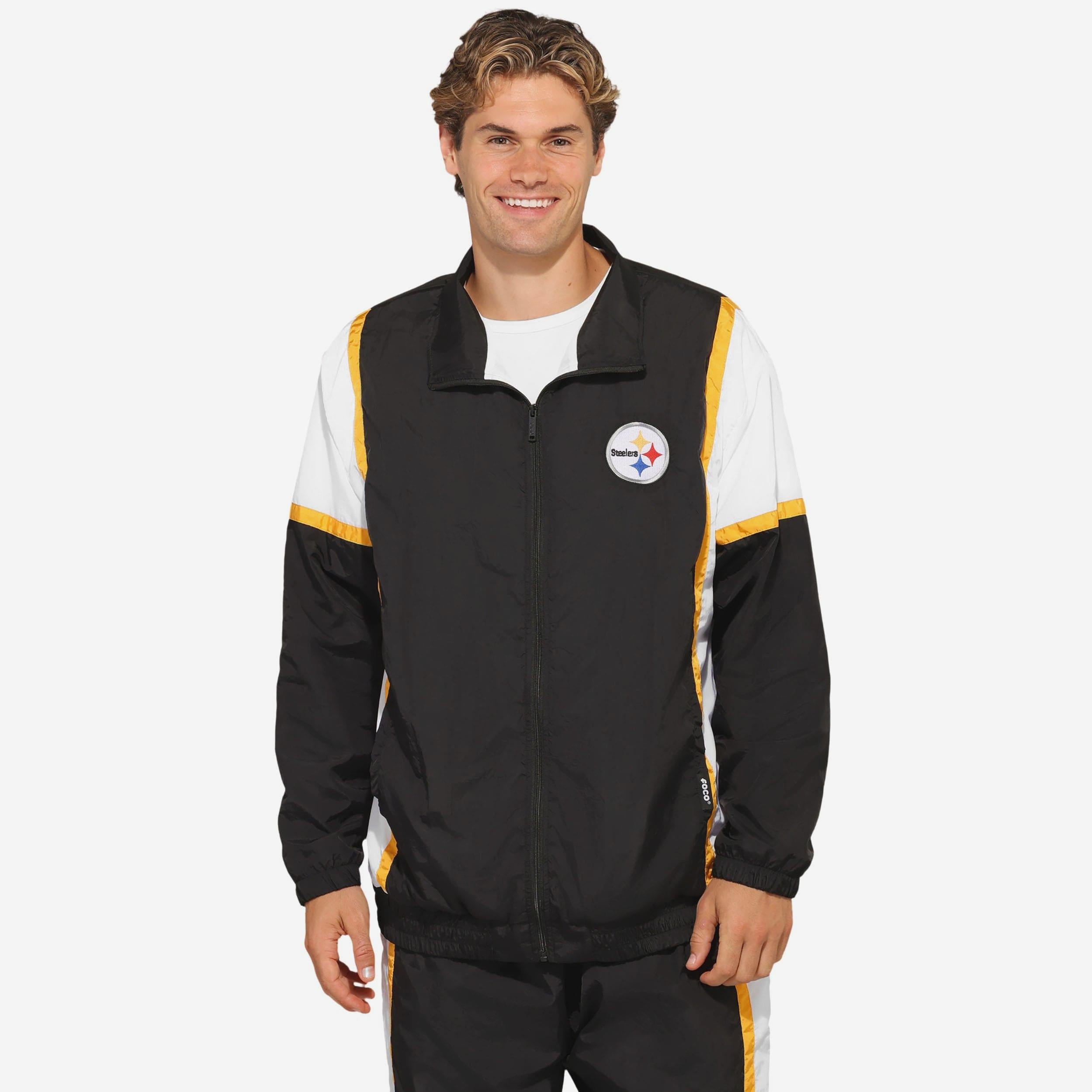 Pittsburgh Steelers Veste Gameday en nylon froissé