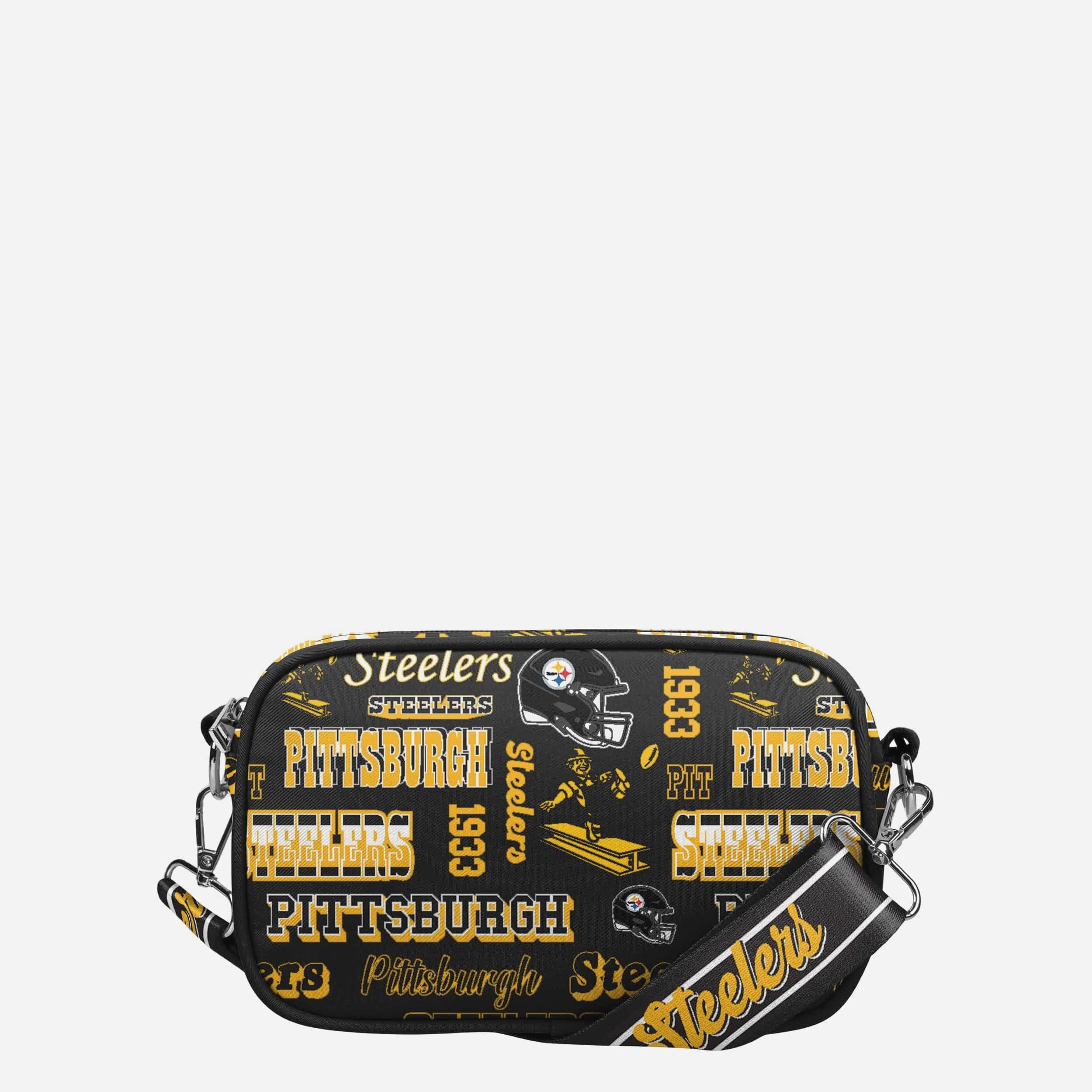 Pittsburgh Steelers Répéter Sac à bandoulière en nylon imprimé rétro