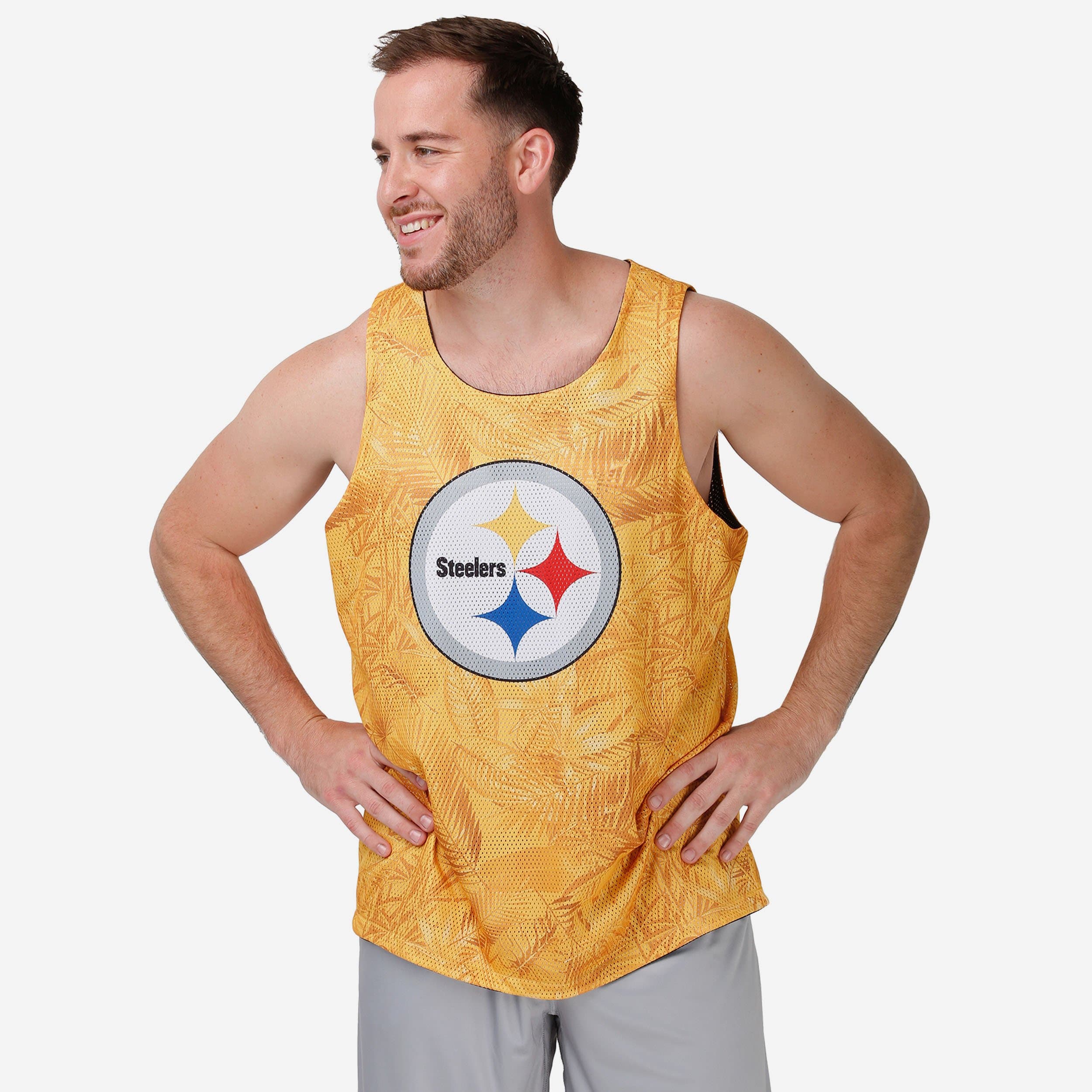 Pittsburgh Steelers Haut sans manches réversible à fleurs