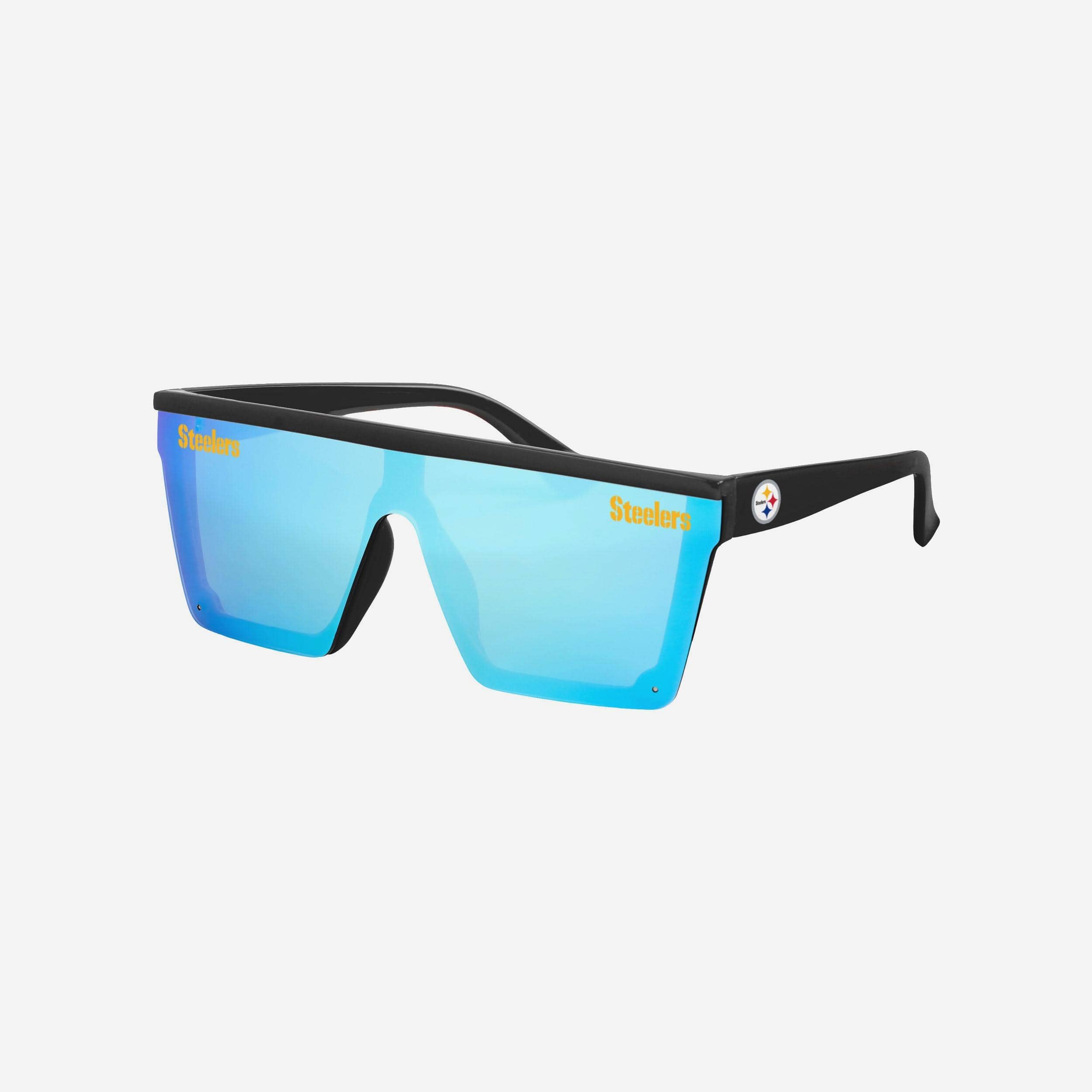 Lunettes de soleil carrées à dessus plat Pittsburgh Steelers