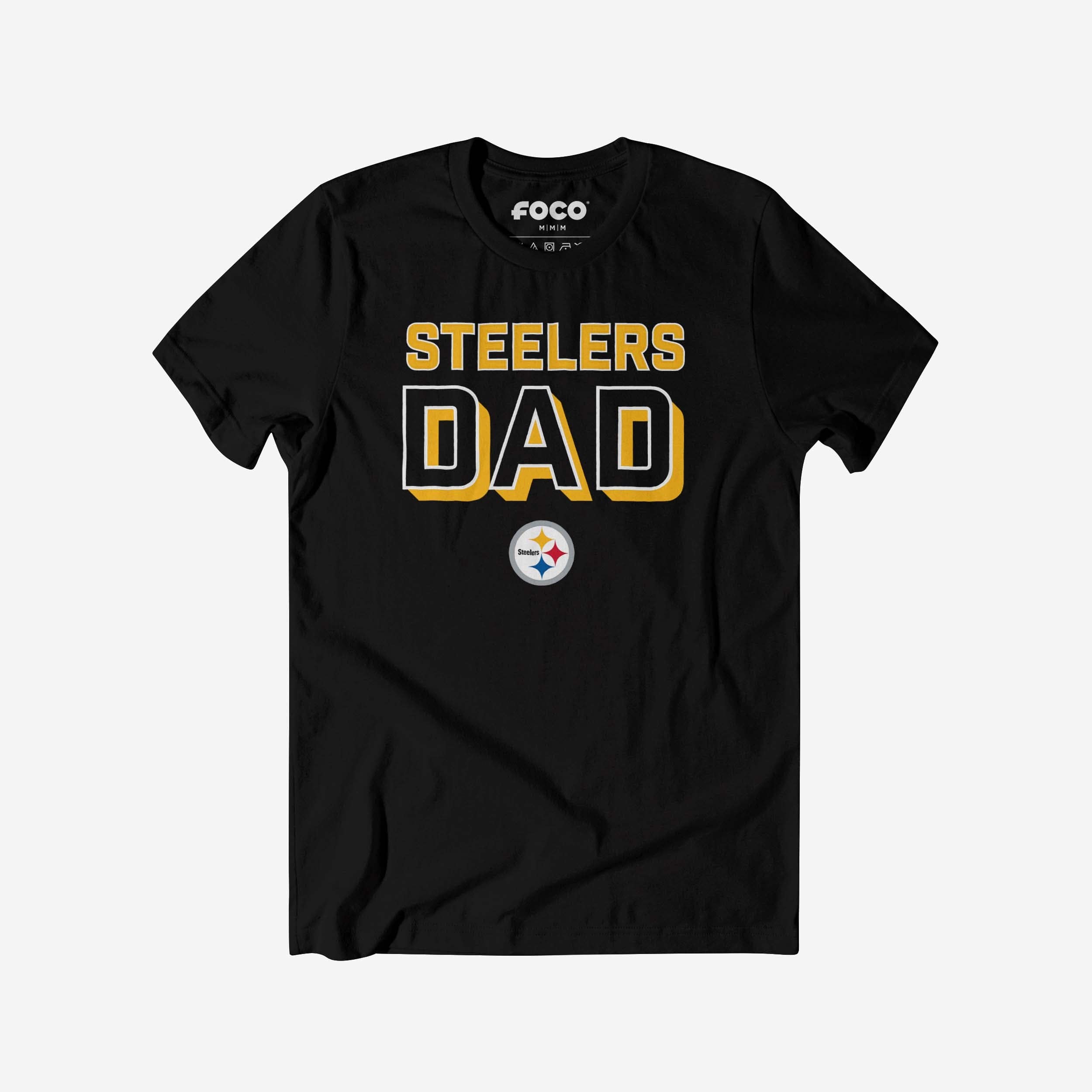 T-shirt papa de l'équipe Pittsburgh Steelers