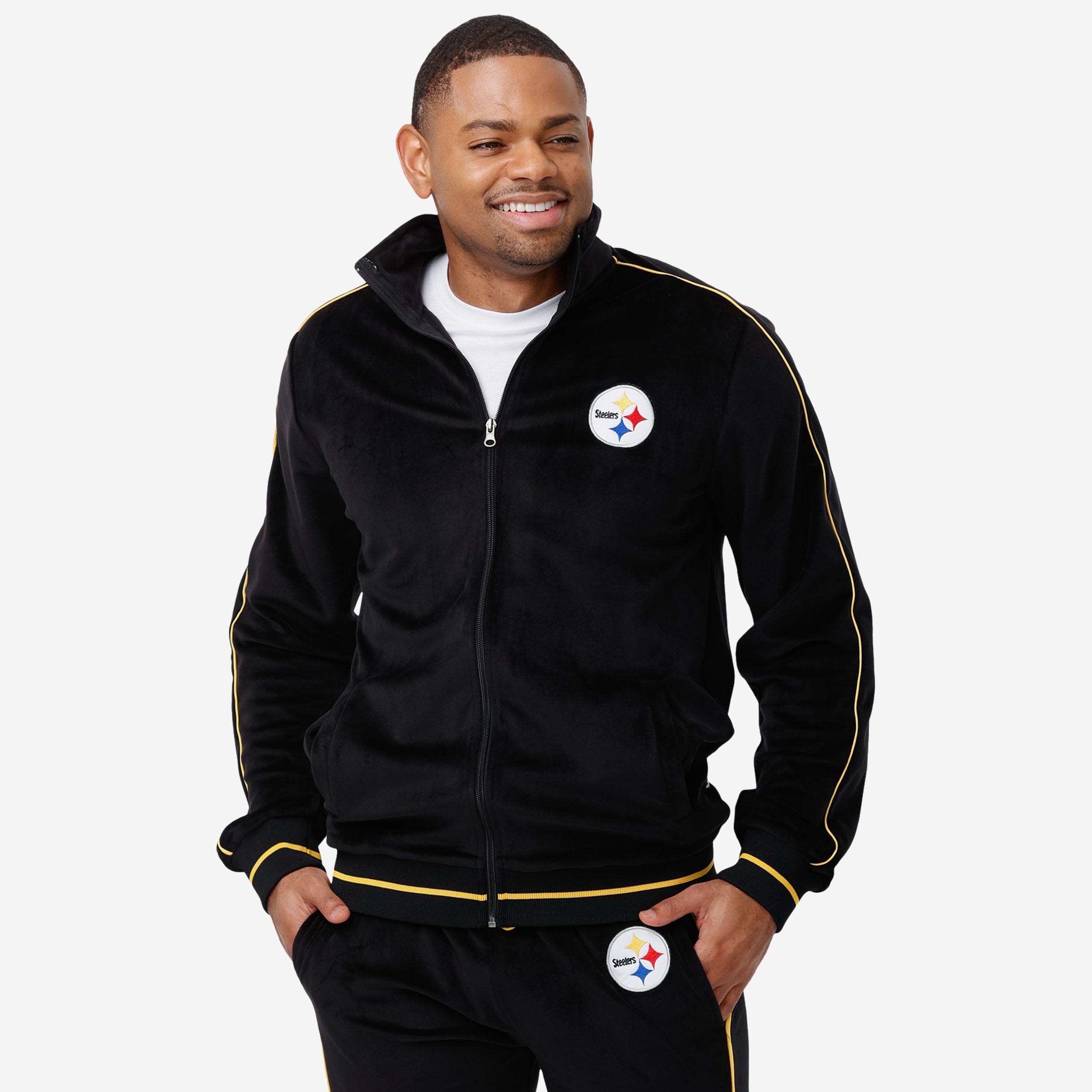 Pittsburgh Steelers Haut zippé en velours