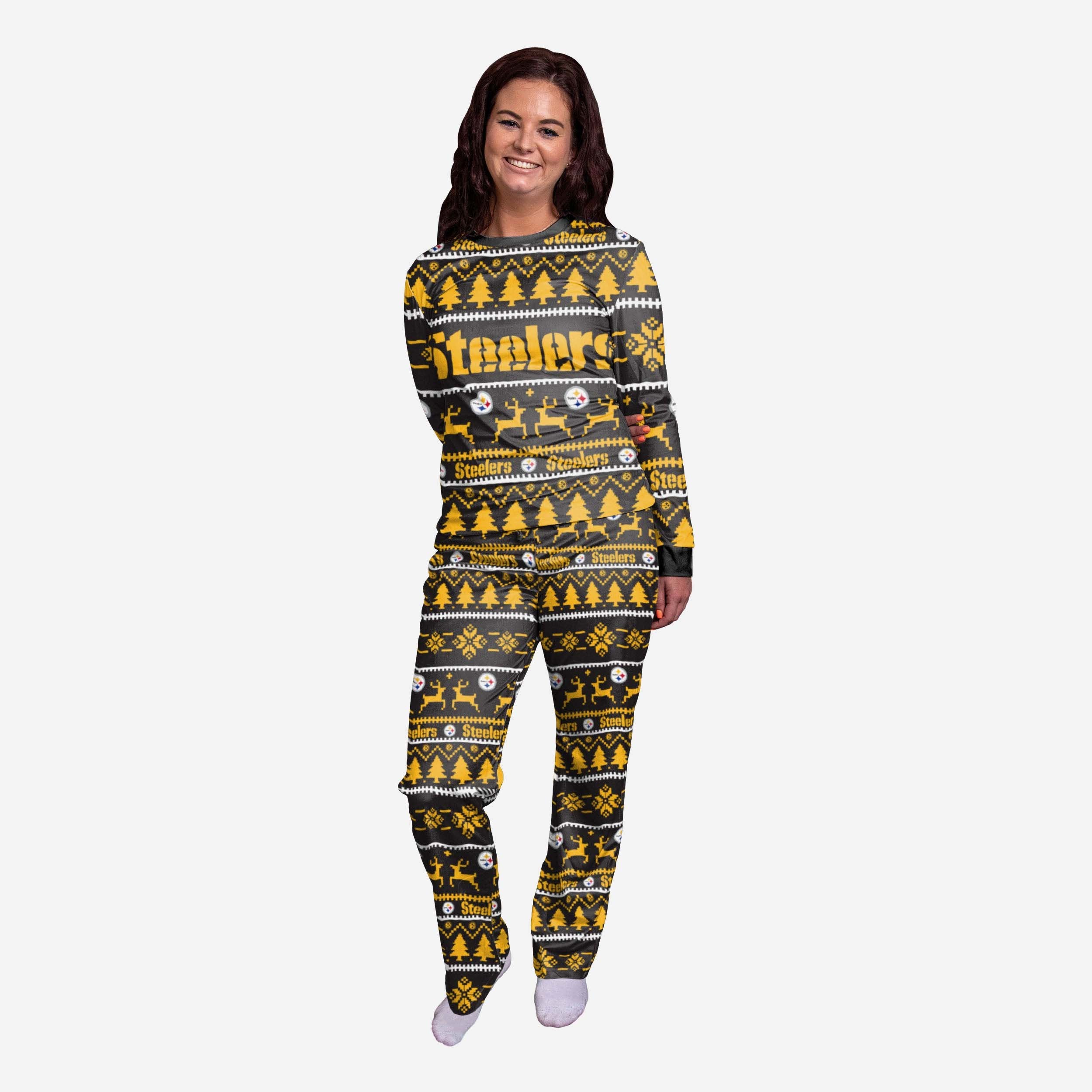 Pittsburgh Steelers Pyjama de vacances en famille pour femme