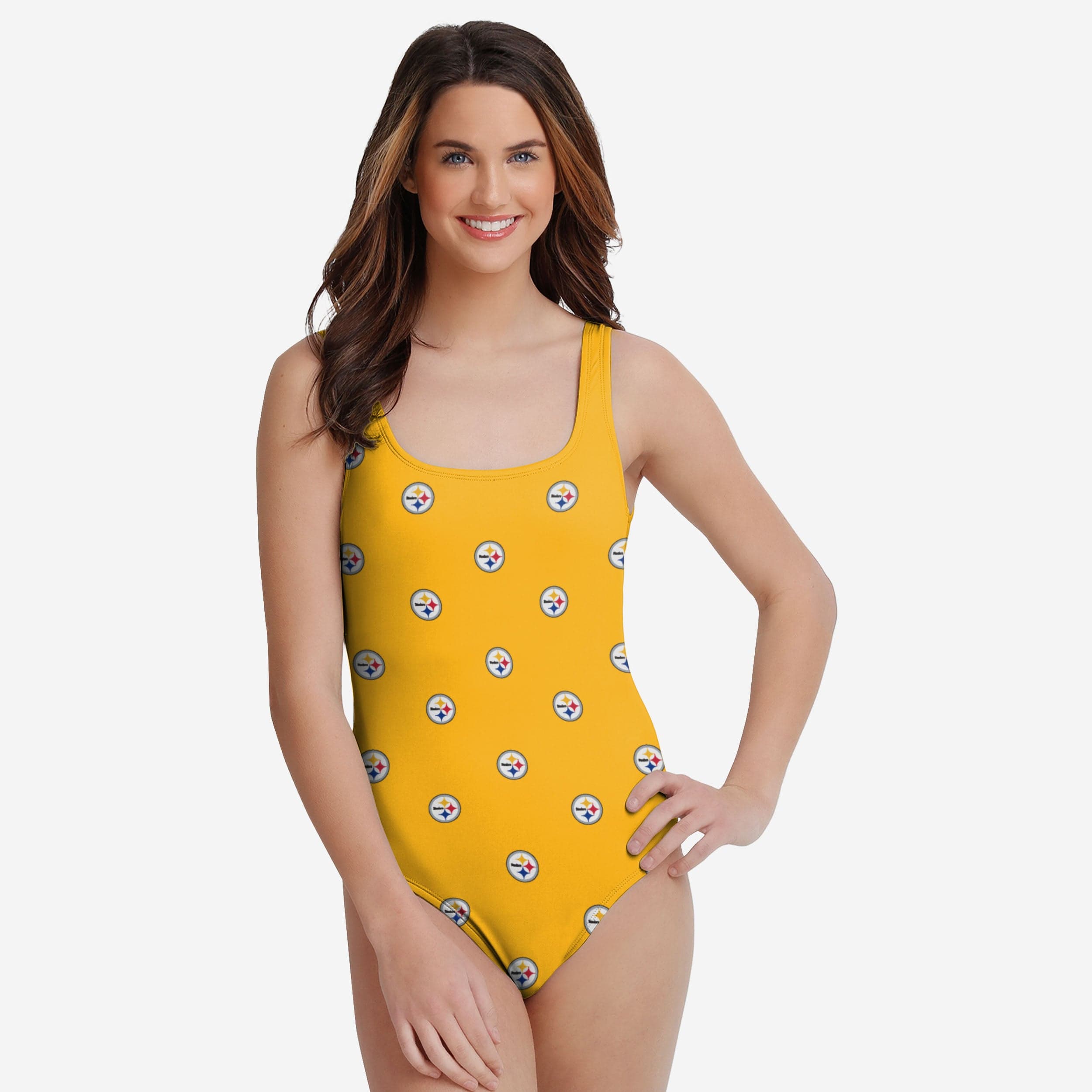 Pittsburgh Steelers Maillot de bain une pièce à imprimé mini pour femme