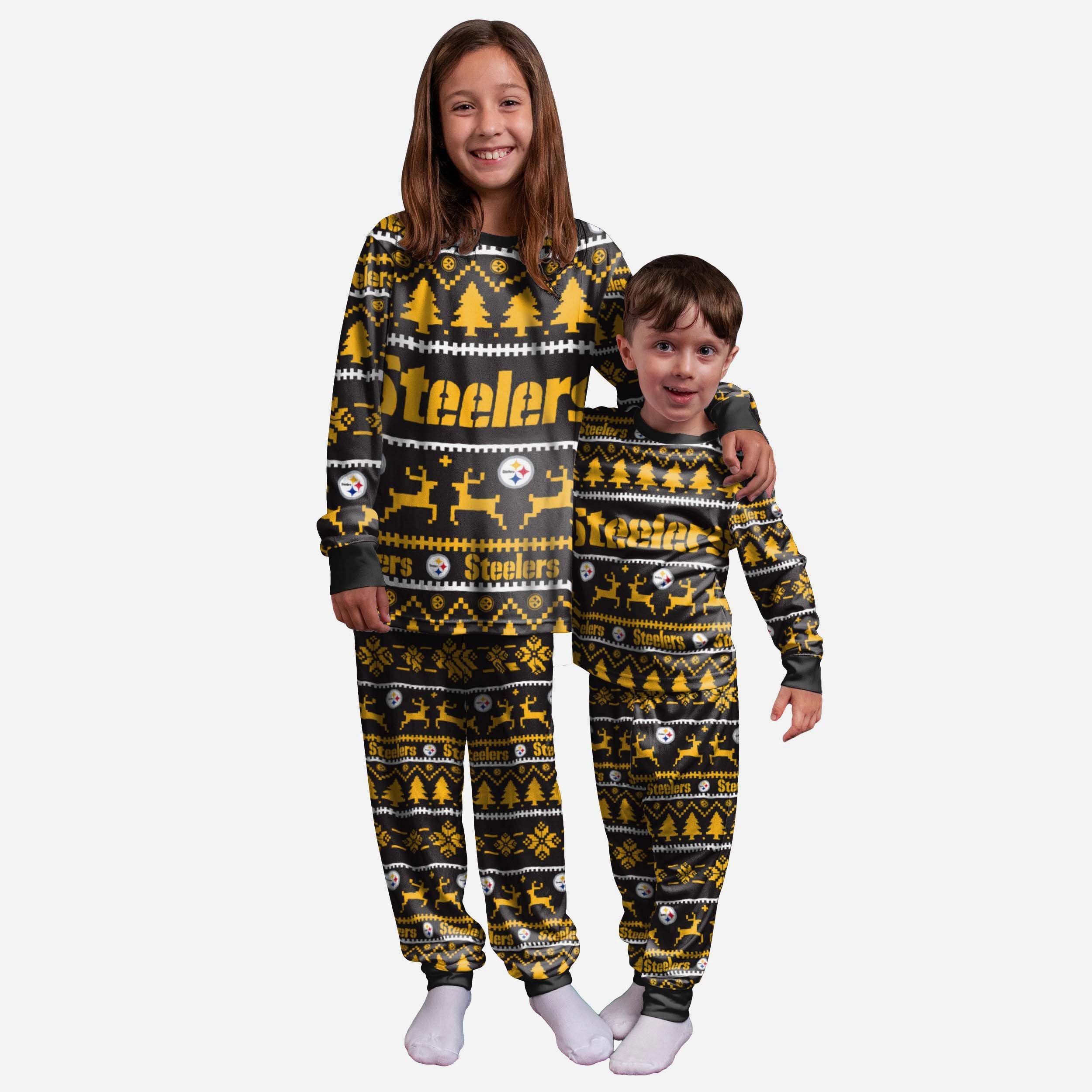 Pittsburgh Steelers Pyjama de vacances en famille pour jeunes